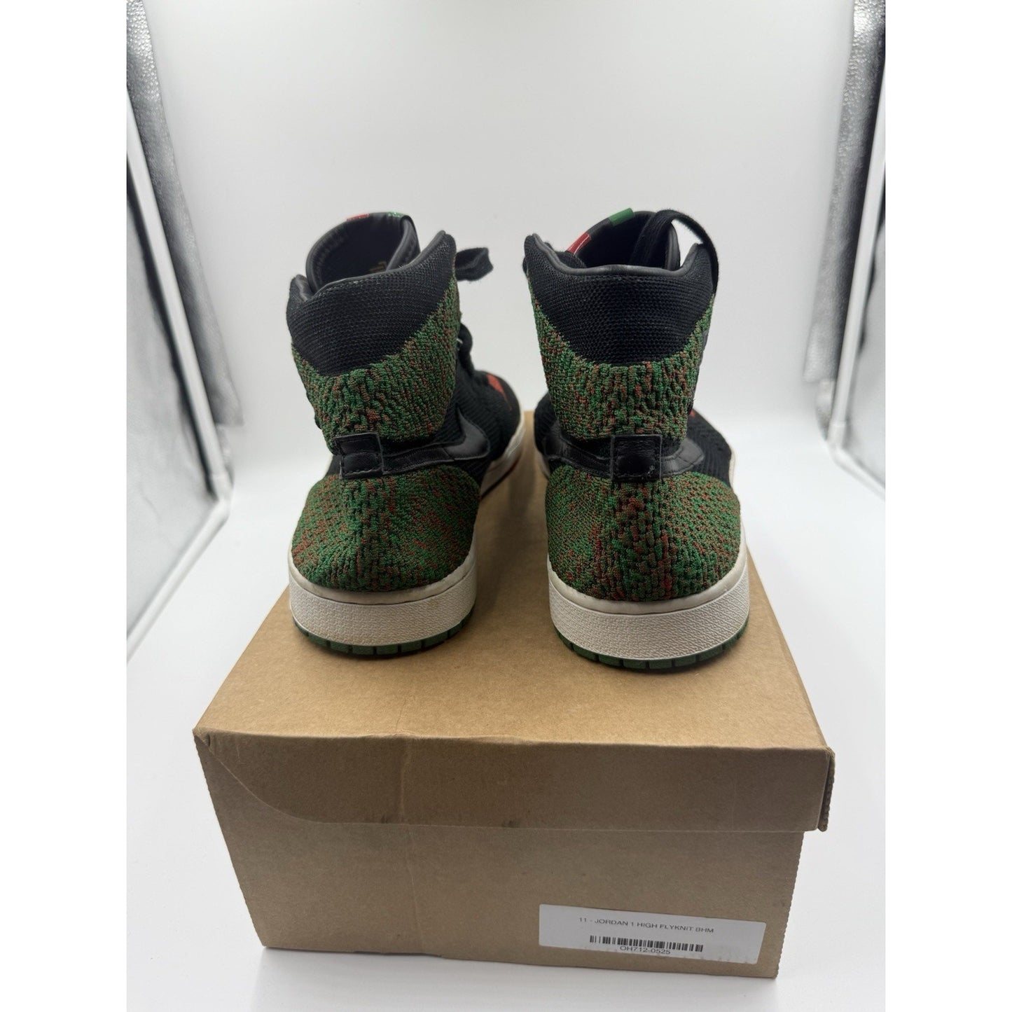 Size 11 - Air Jordan 1 Retro Flyknit High Black History Month