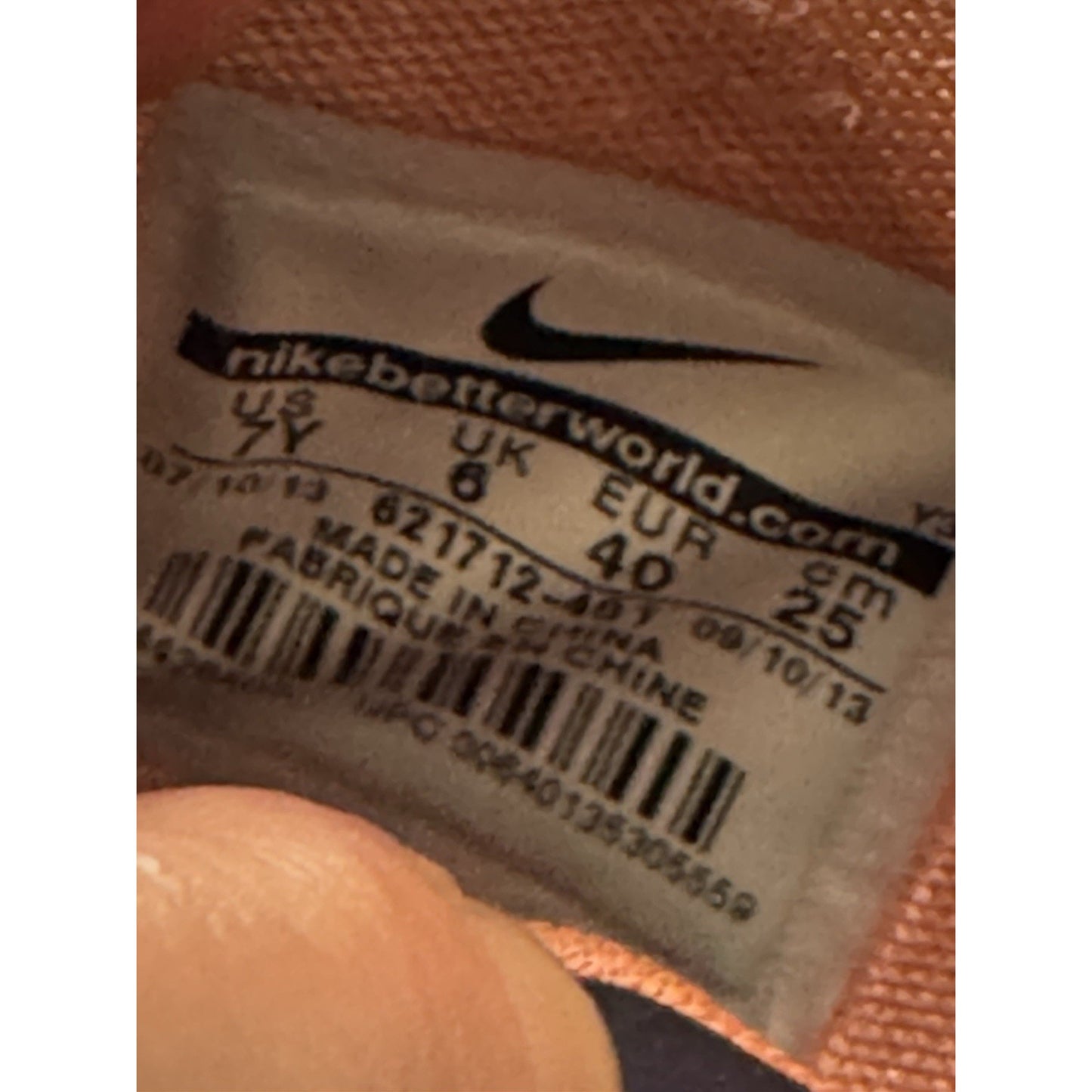 Size 7y Nike LeBron Akron To Miami 621712-401