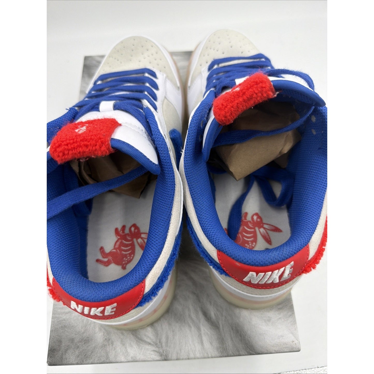 Size 9 - Nike Dunk Low Year of the Rabbit - White Rabbit Candy