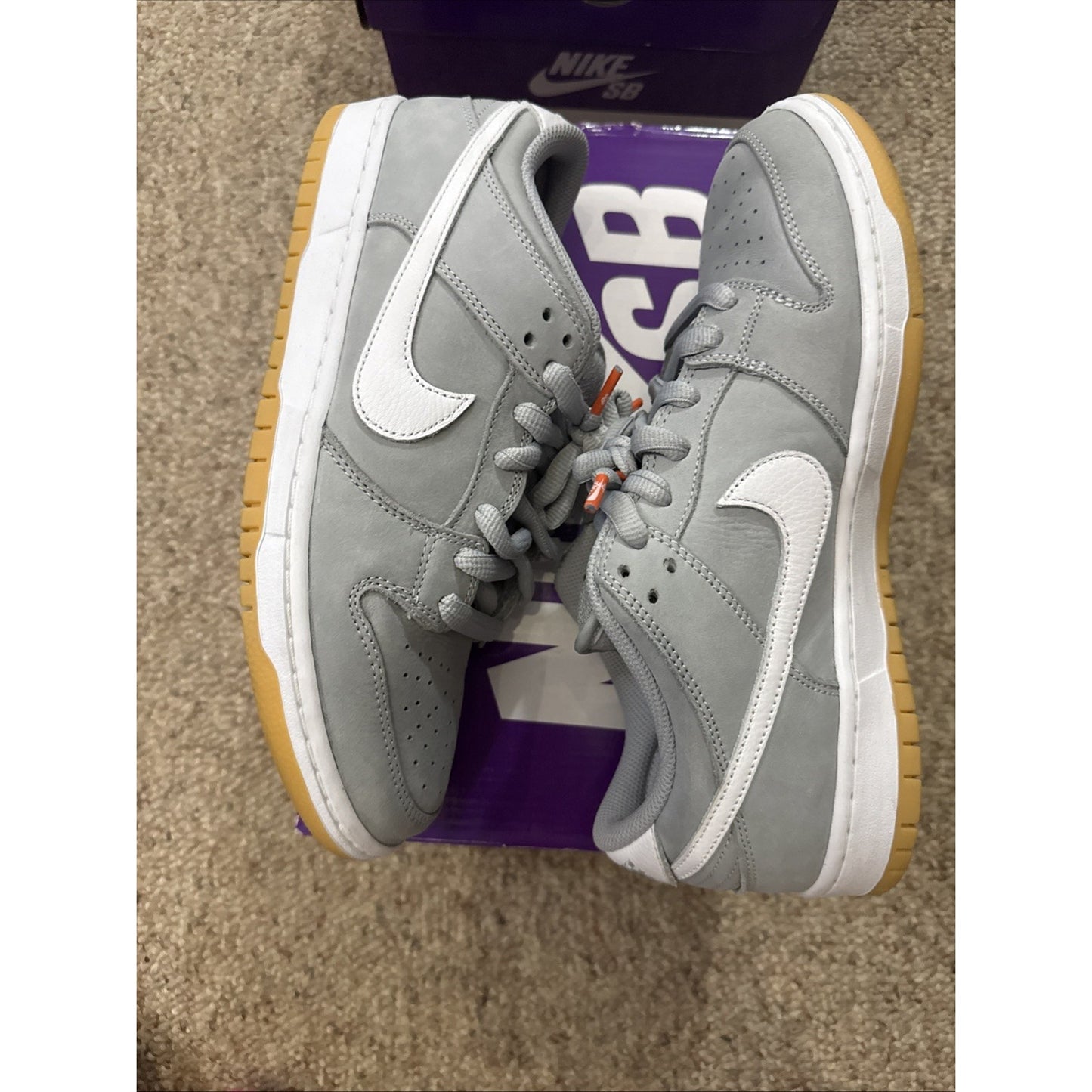 Size 9 - Nike SB Dunk Low Wolf Grey Gum