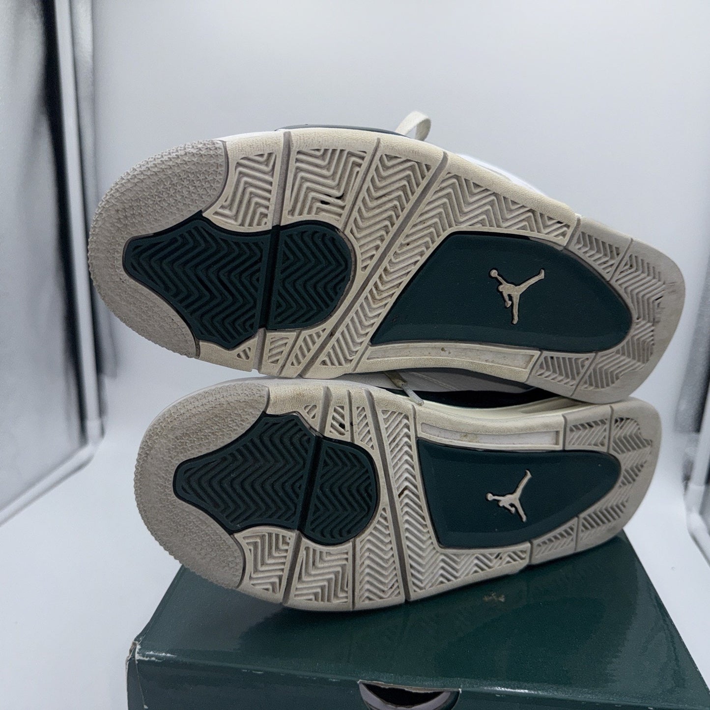 Size 9 - Air Jordan 4 Retro Oxidized Green