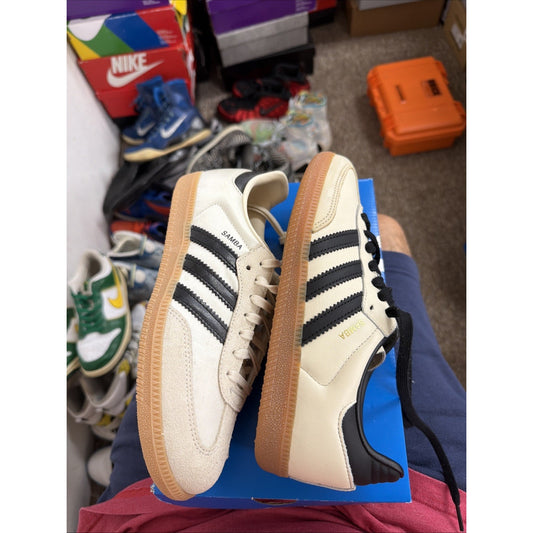 Size 7 - adidas Samba OG Cream White Sand Strata W