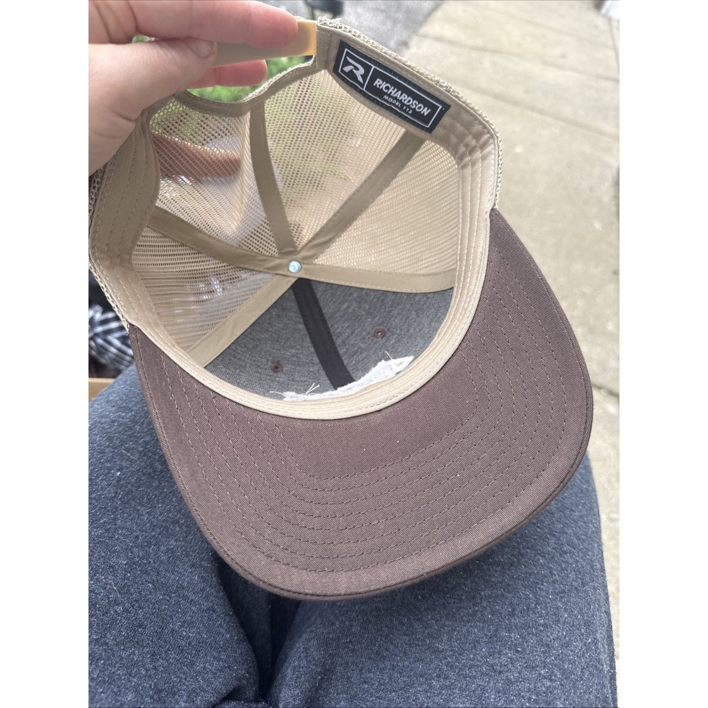 NWT Richardson America's Auto Auction Savannah Brown Trucker Hat Baseball Cap