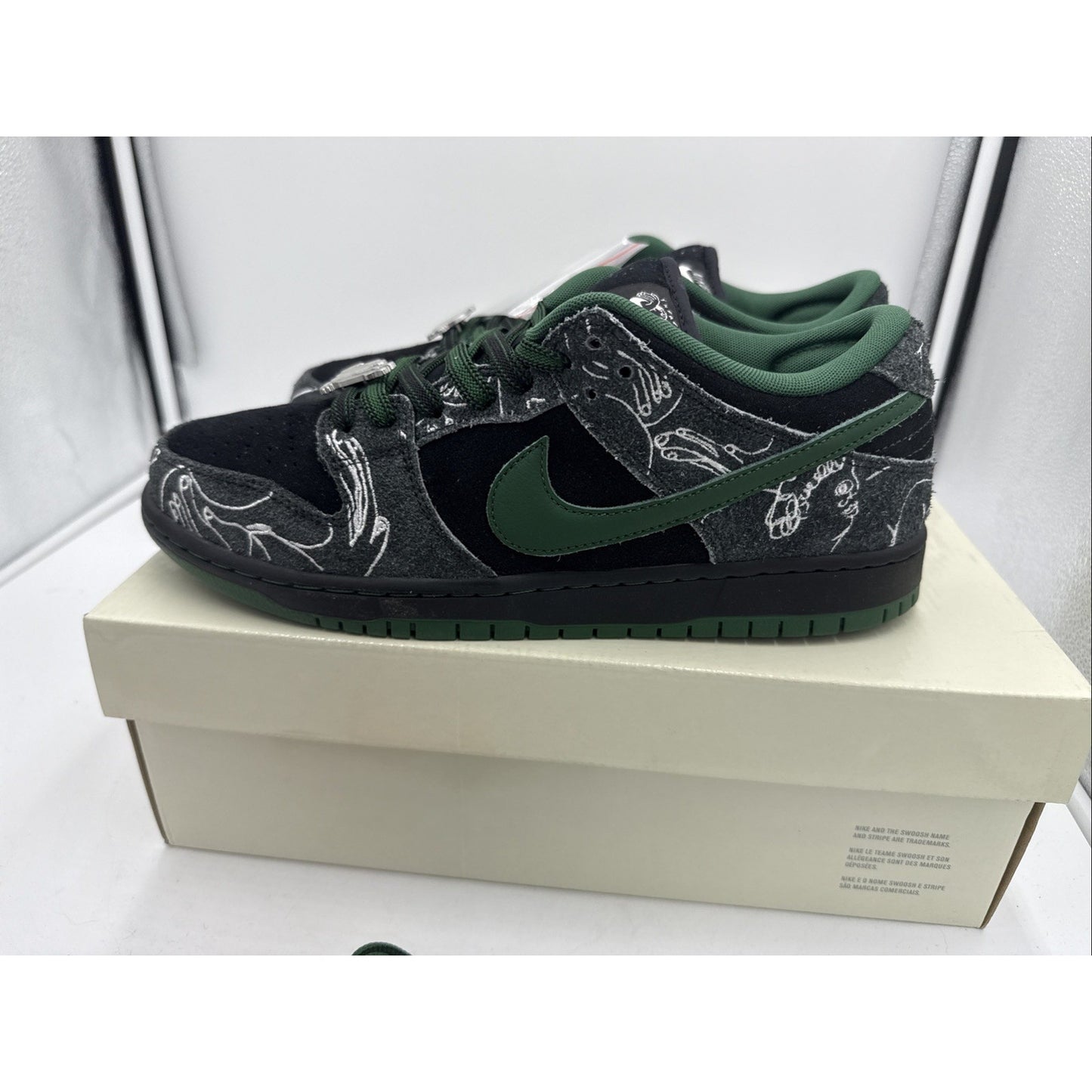 Size 10 - Nike THERE Skateboards x Dunk SB Low Ultra Humanized