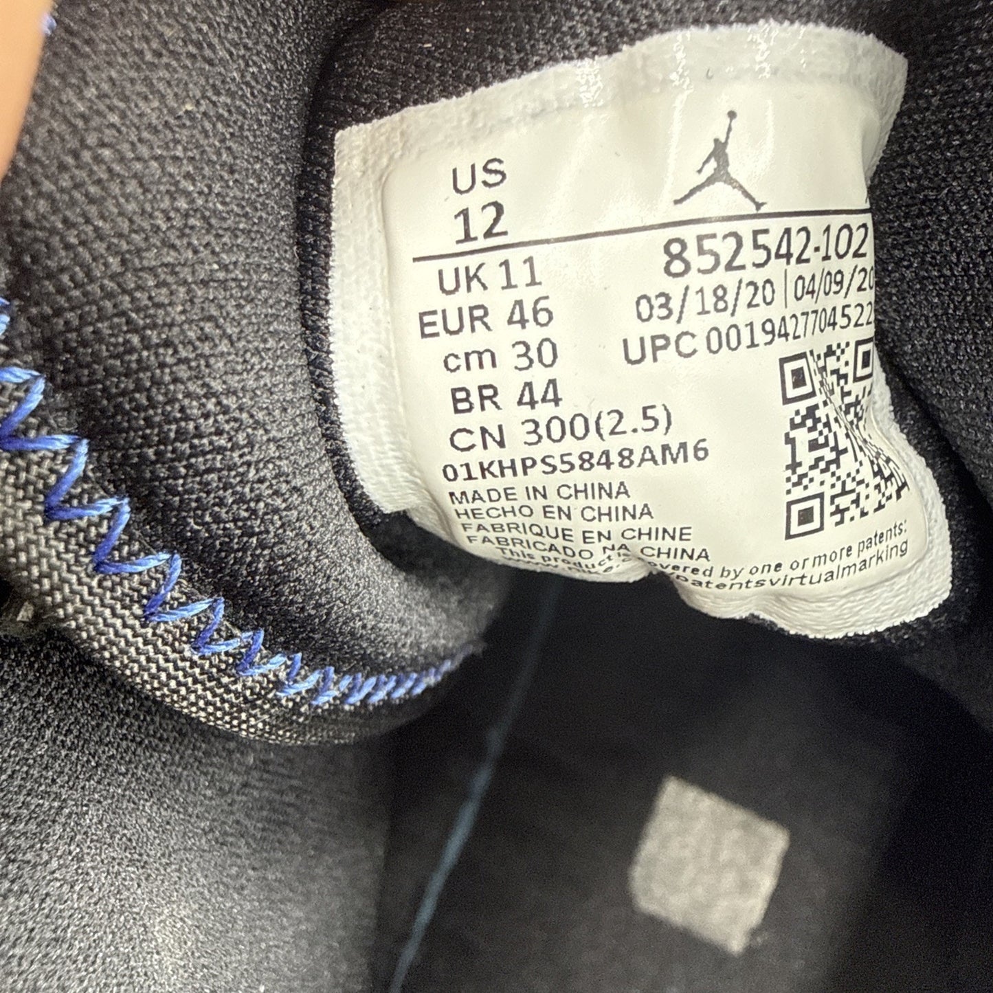 Size 12 - Air Jordan 1 SE Mid Royal Black Toe