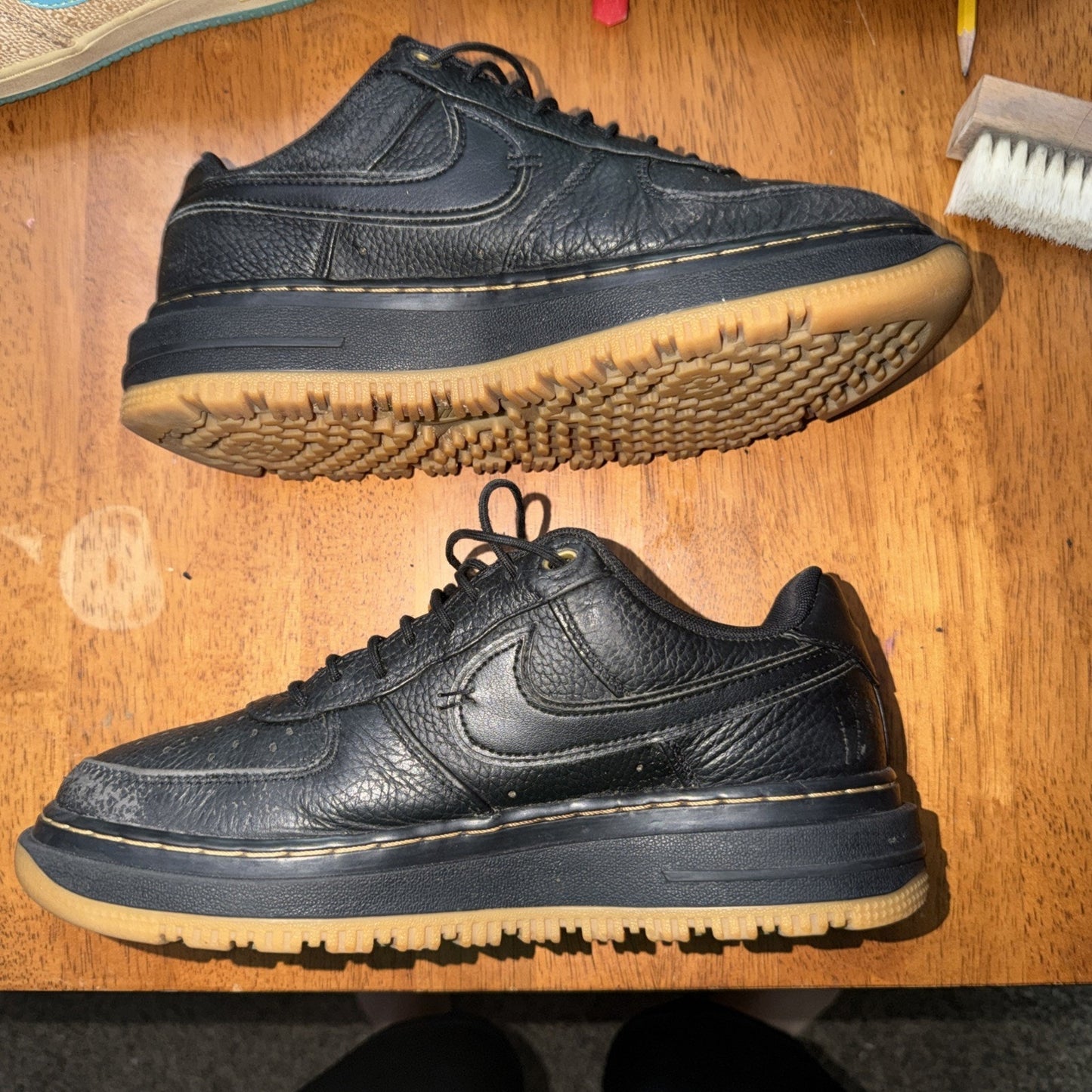 Size 8 - Nike Air Force 1 Luxe Black Gum