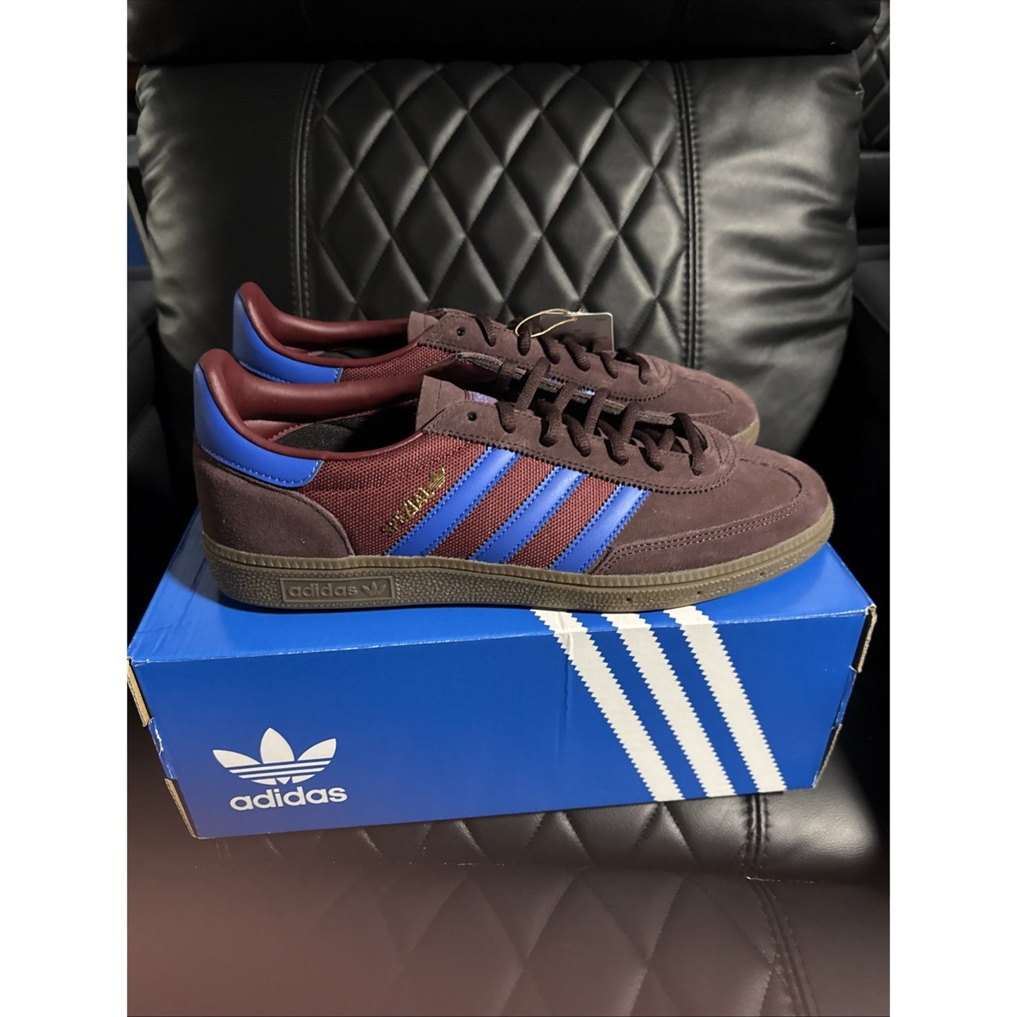Adidas Handball Spezial Night Red Blue Shadow Red Shoes Men's Sz 11 BS052