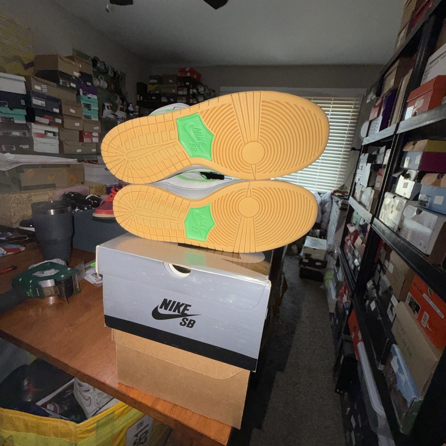 Nike SB Dunk High Silver Box New With Box- Size 12