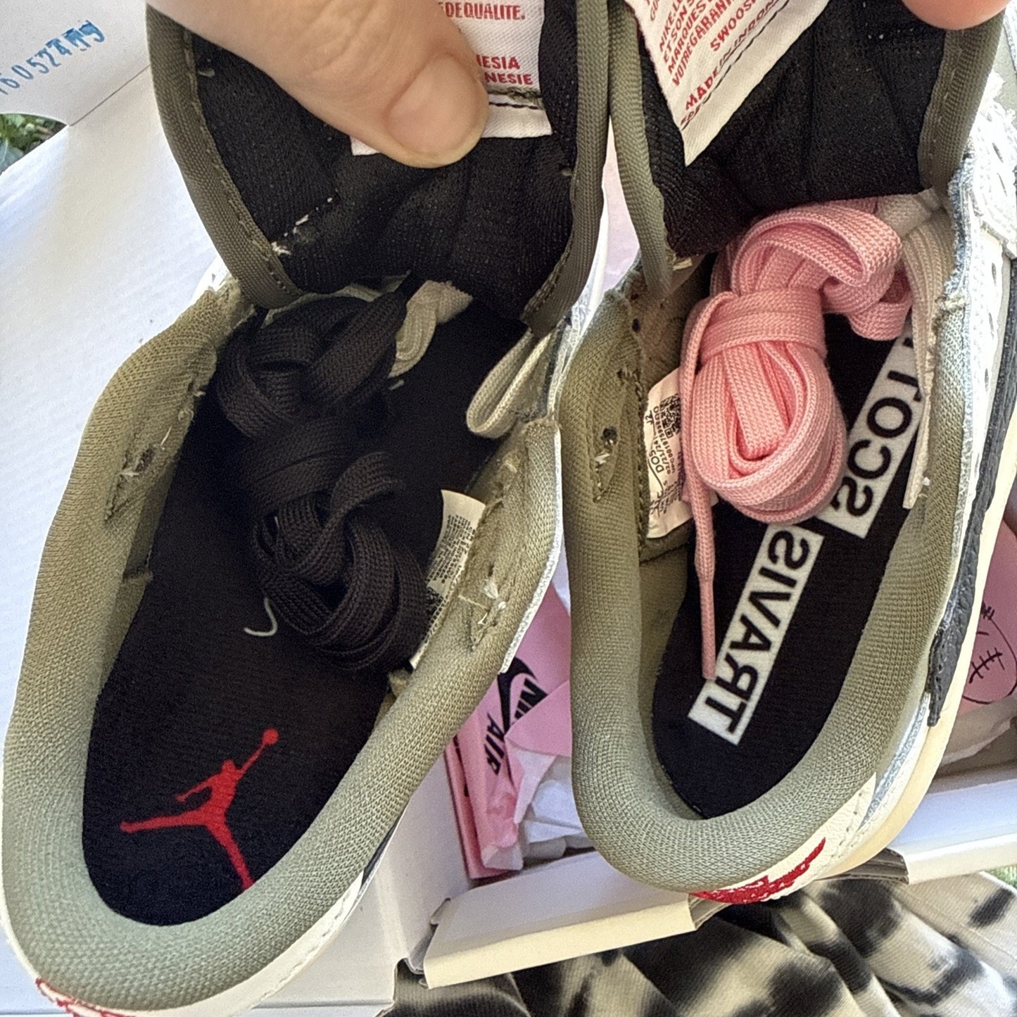 Size 11c Air Jordan 1 Low OG SP (TD) Travis Scott Medium Olive DO5441-200