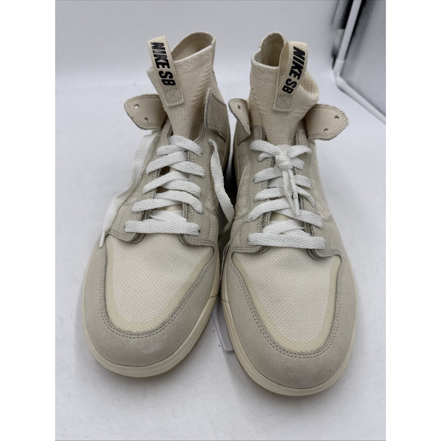 SAMPLE 1 OF 1 Nike SB Zoom Dunk High Elite Cream Gum Yellow (Size 9) Unreleased