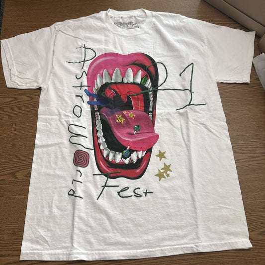 Travis Scott Astroworld Fest 2021 Mouth Tee Men’s