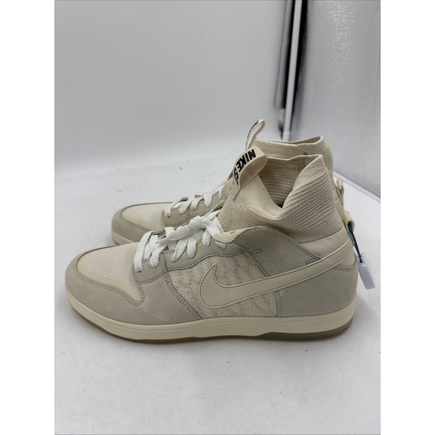SAMPLE 1 OF 1 Nike SB Zoom Dunk High Elite Cream Gum Yellow (Size 9) Unreleased