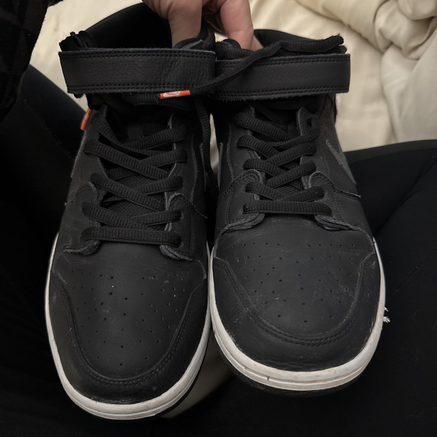 New Nike Dunk Mid Pro ISO SB Orange Label CV4283 001 Men Size 13