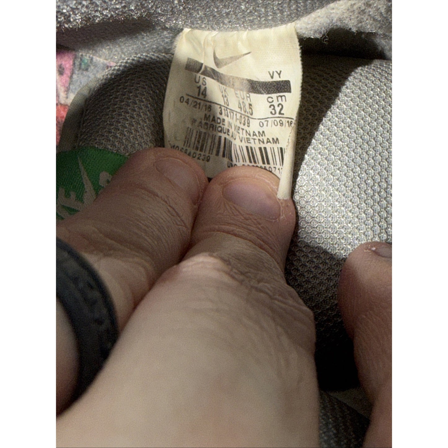 Size 14 - Nike SB Dunk High Silver Box