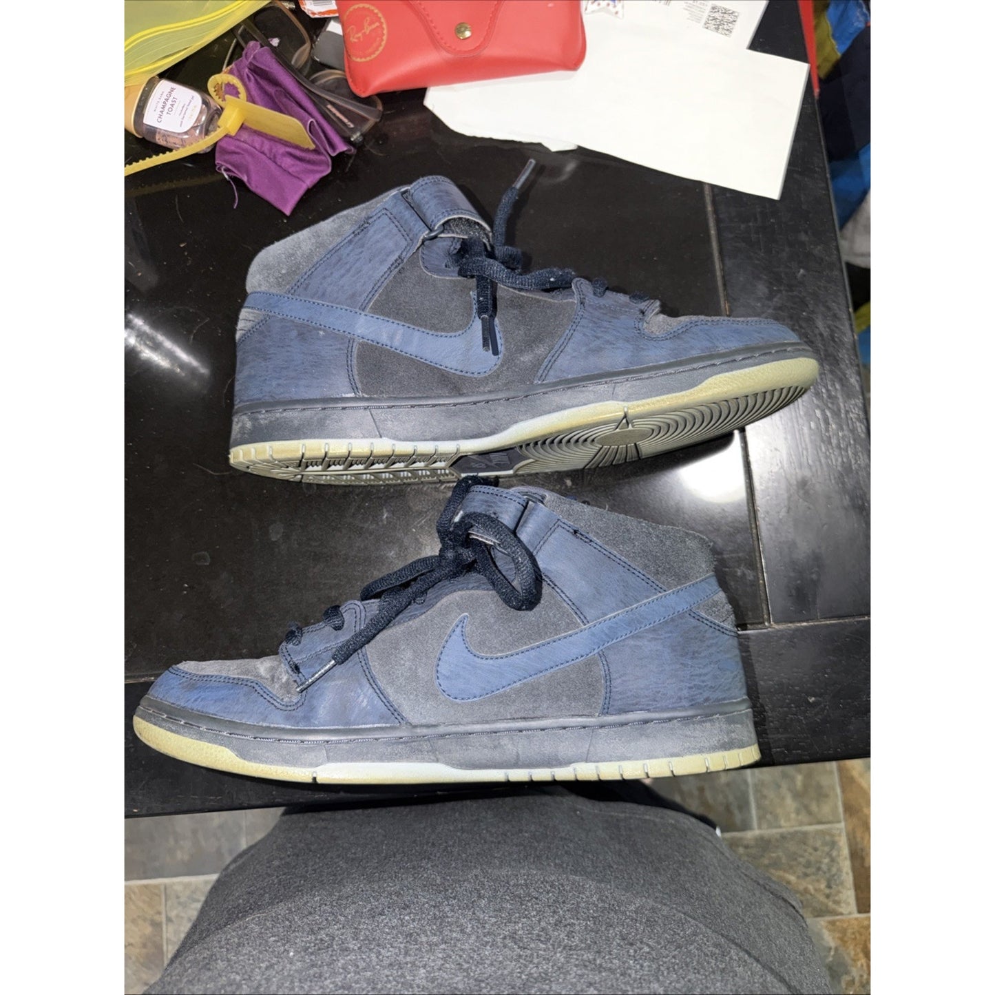 Nike Sb dunk mid 314383-444 Dark Obsidian/navy blue/thunder blue size 12