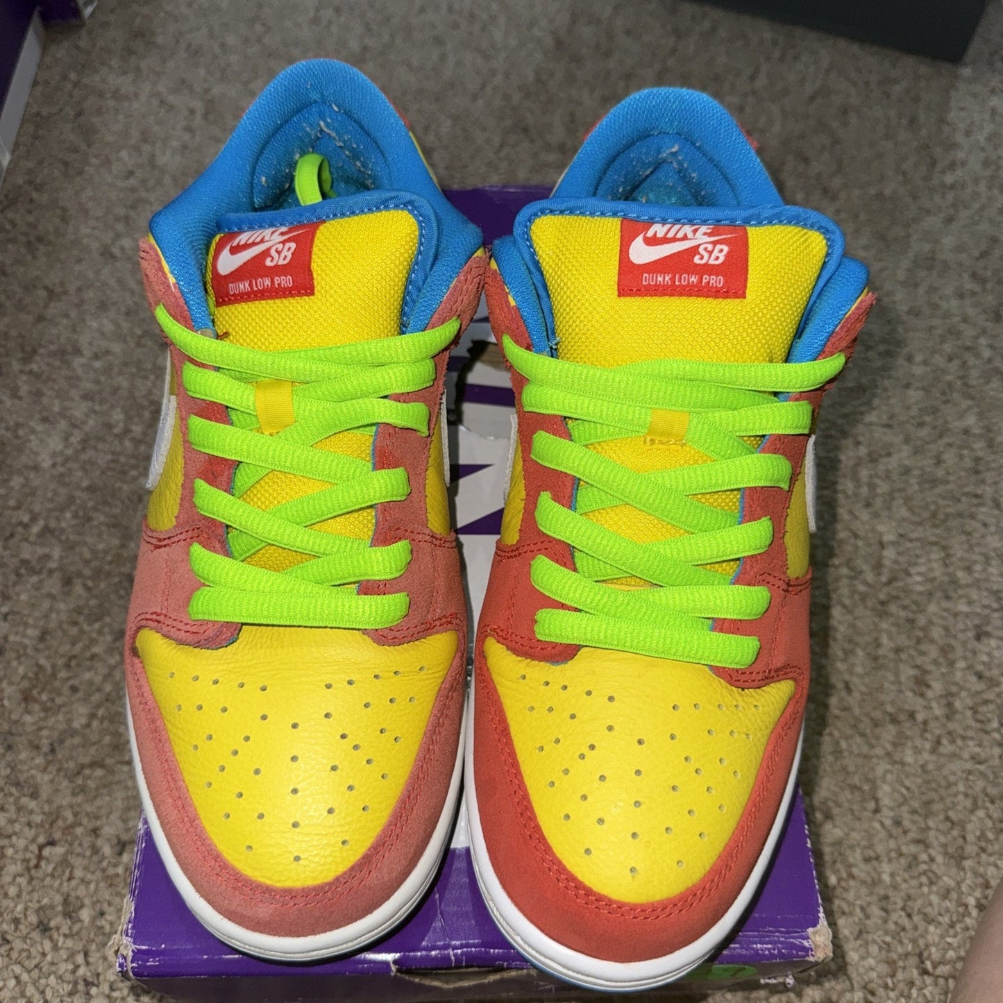 Size 9 - Nike SB Dunk Low Bart Simpson 2022