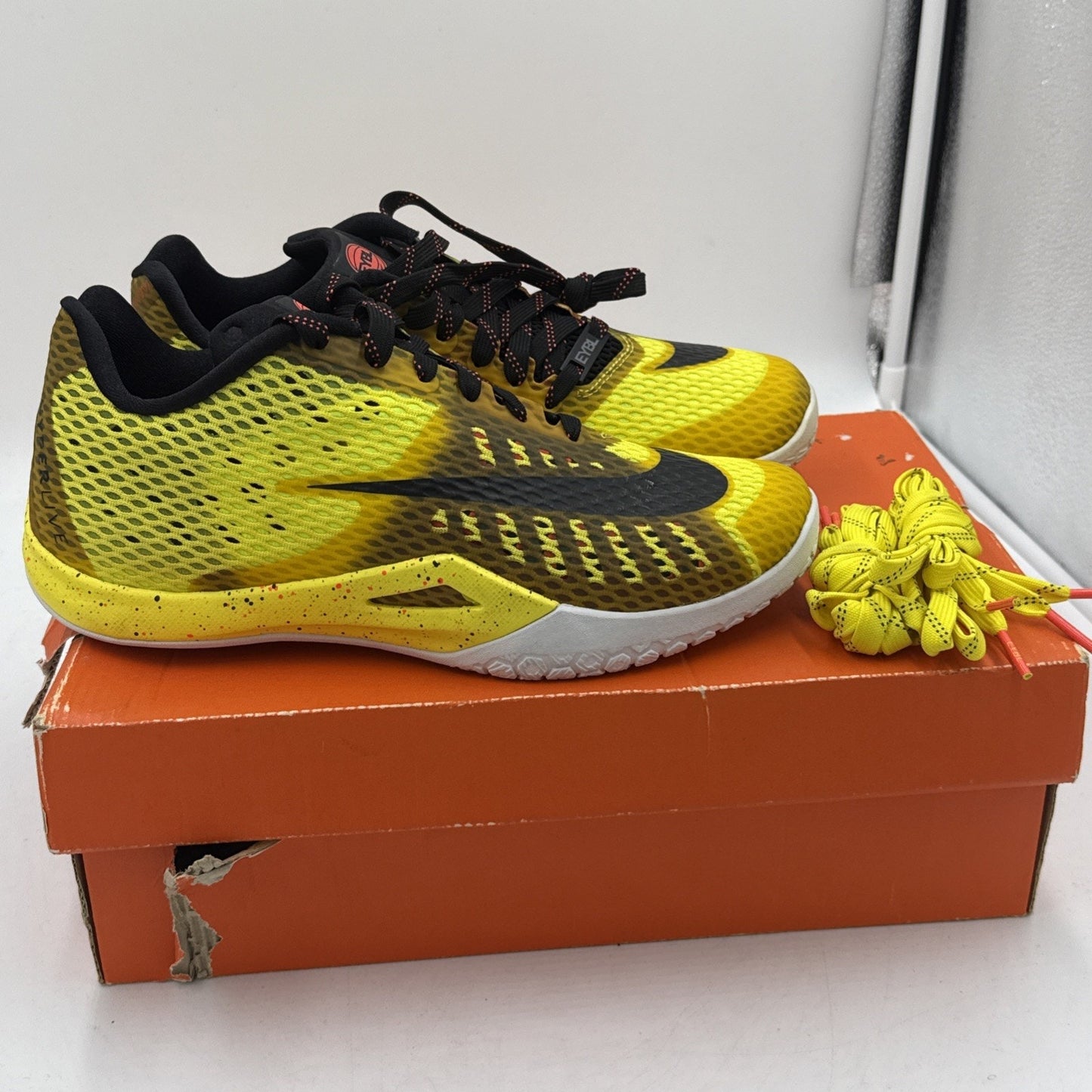Size 7 - Nike Hyperlive Promo EYBL Yellow