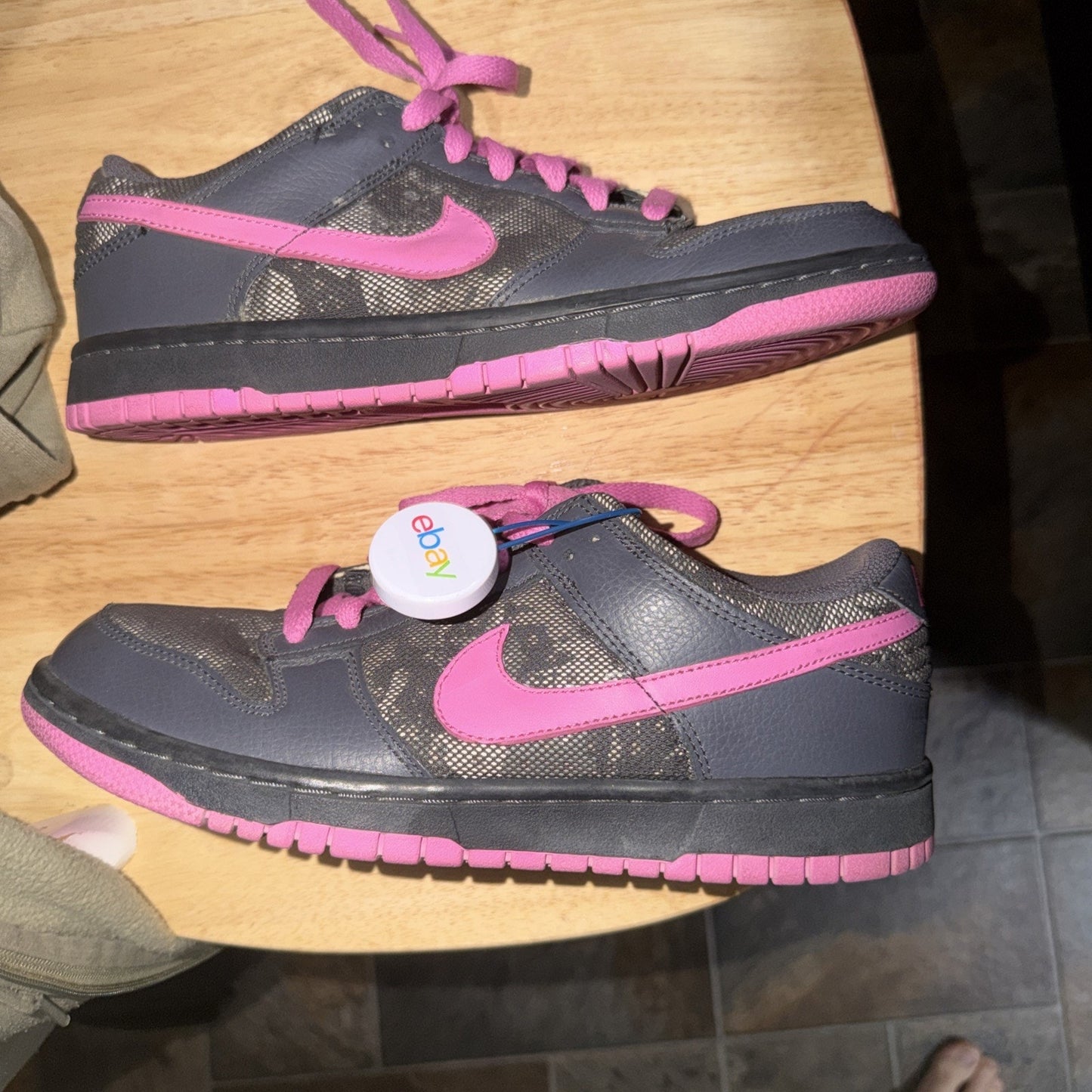 Nike 6.0 Dunk Black Pink Camouflage Men's Sneaker Low Top Skateboarding Rare