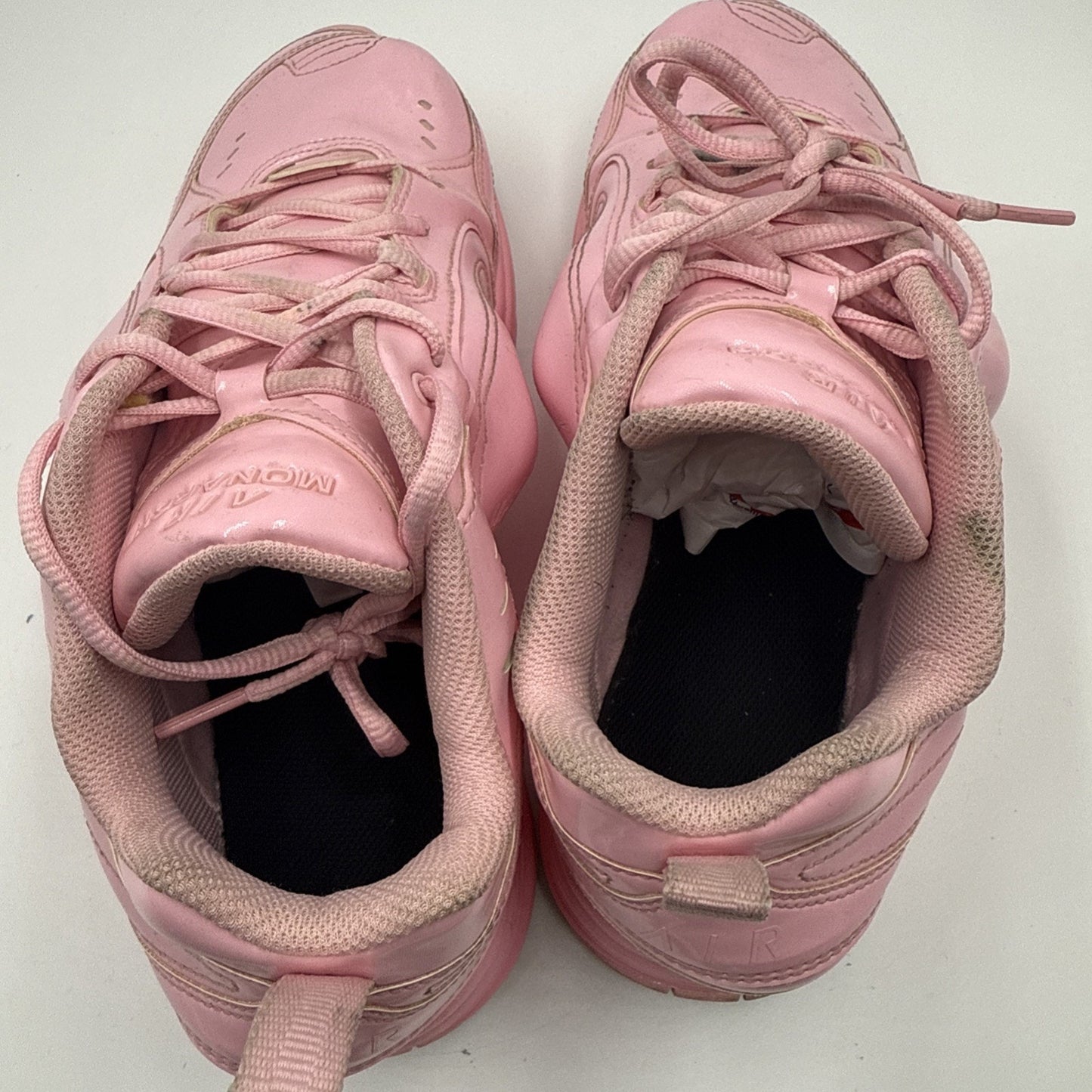 Size 10 - Nike Martine Rose x Air Monarch IV Soft Pink