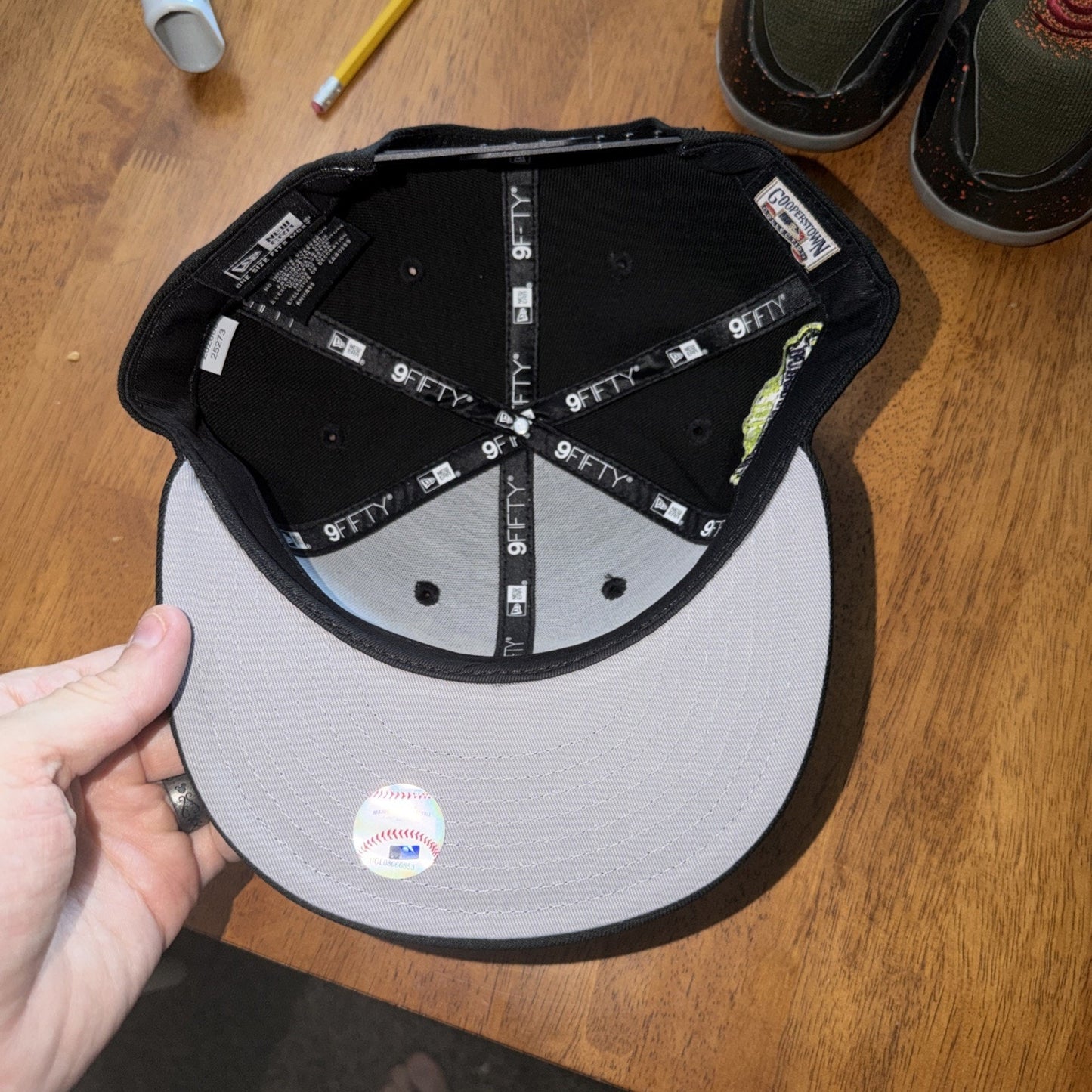 New Era LA Dodgers Exclusive Crows Green 9FIFTY Adjustable Snapback Hat Cap