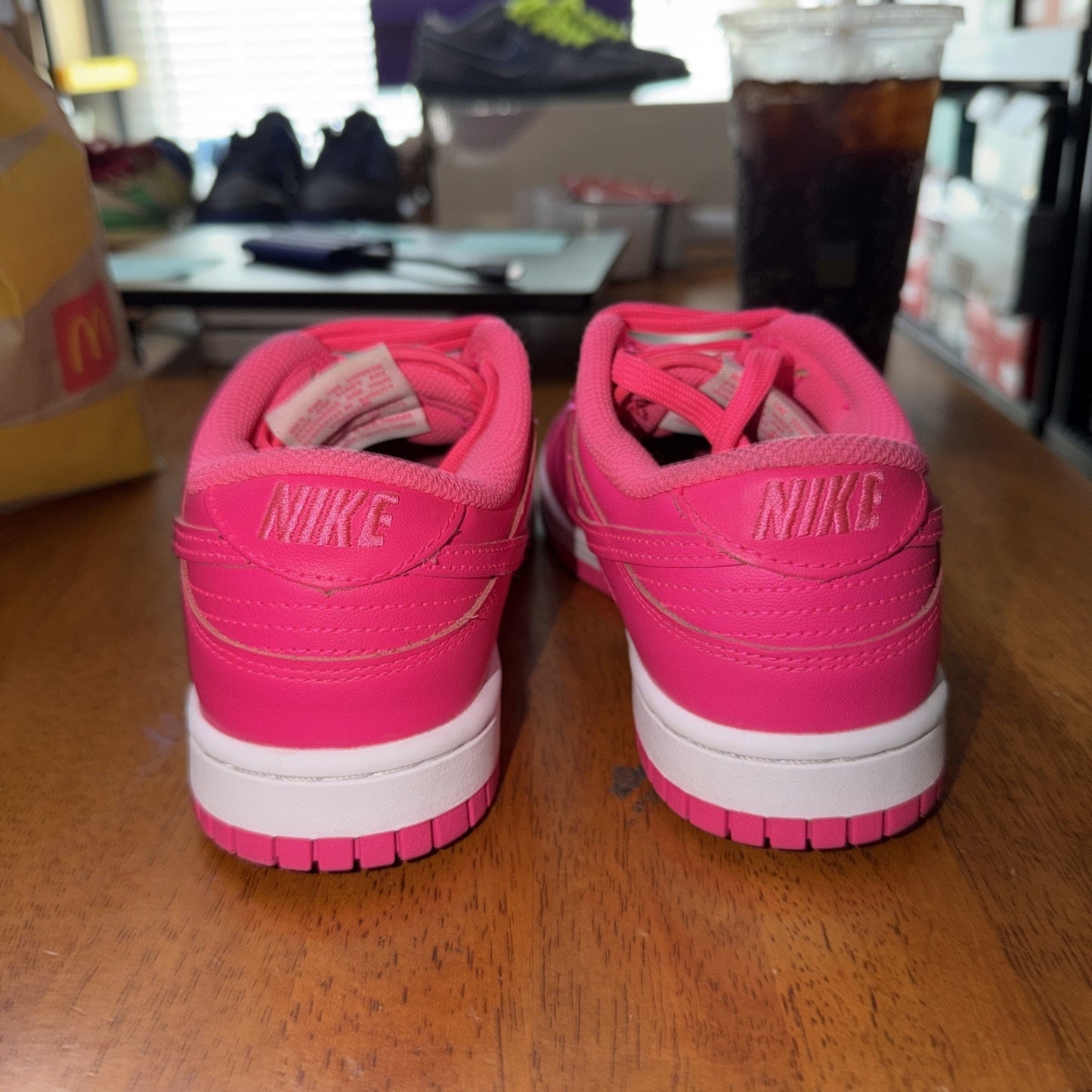 Size 6.5 - Nike Dunk Low Hyper Pink W