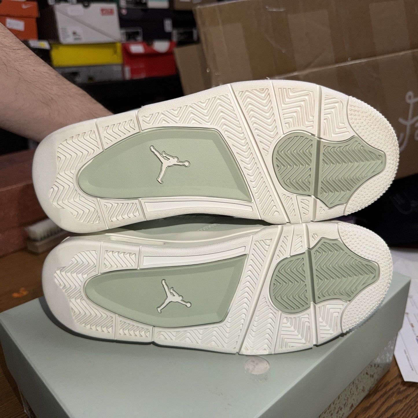 Size 8 - Air Jordan 4 Retro Seafoam W