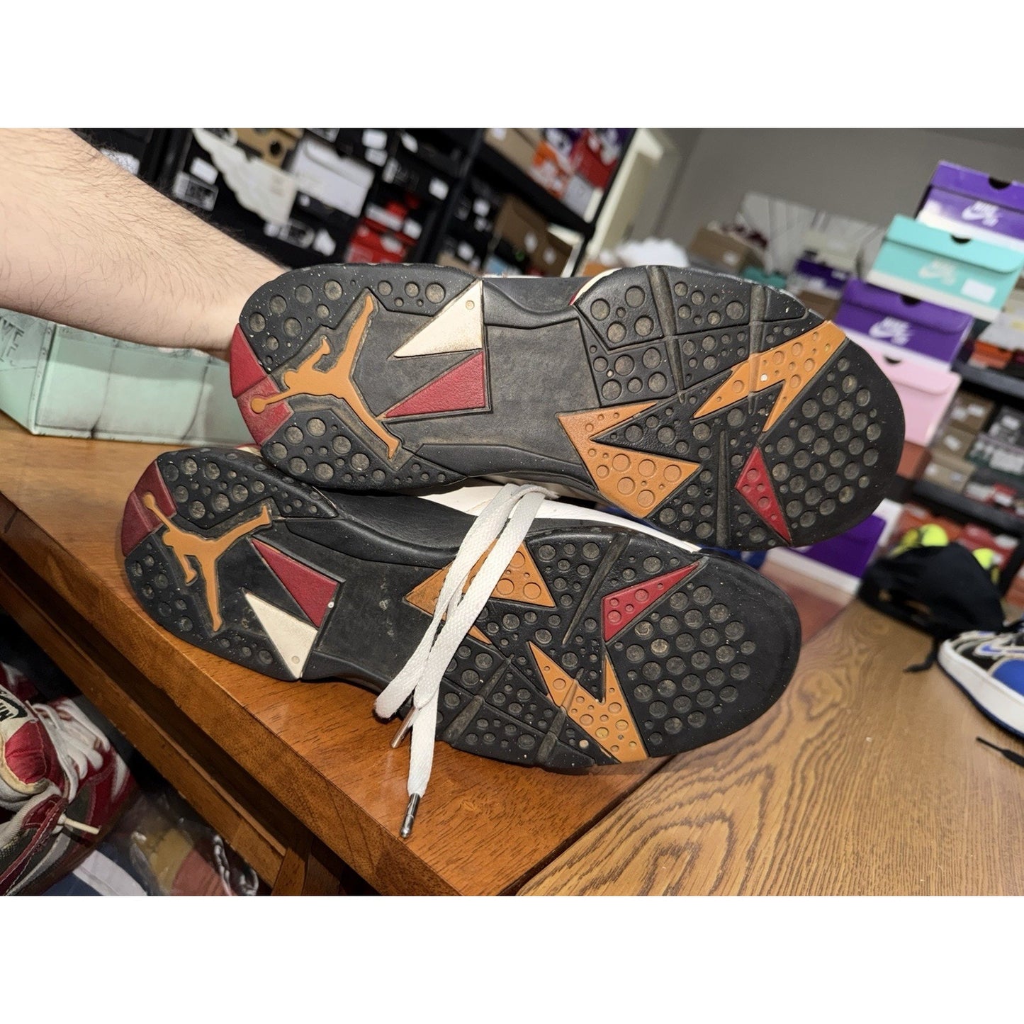 Size 6 - Air Jordan 7 Retro 2011 Cardinal