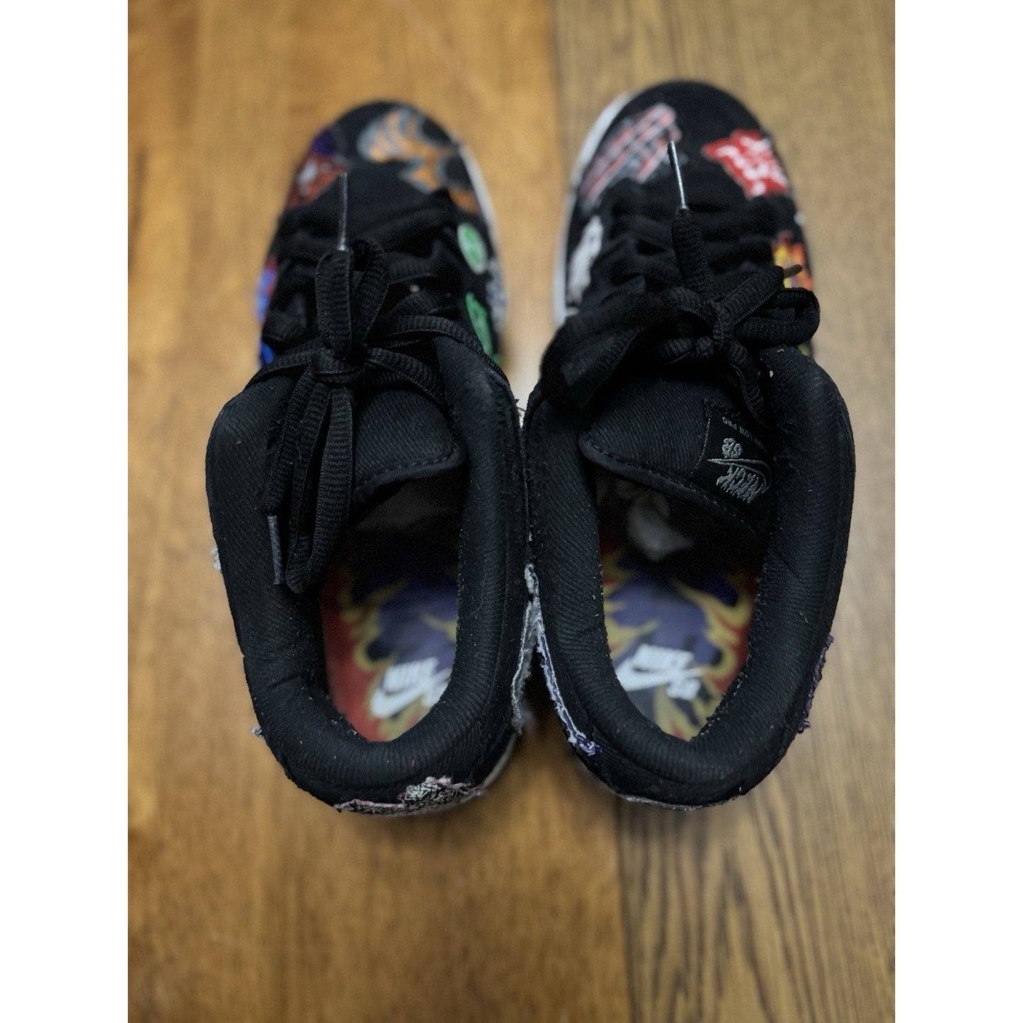 Size 8 - Nike SB Dunk Low Pro QS Black/Multicolor/White 2022 NBS132