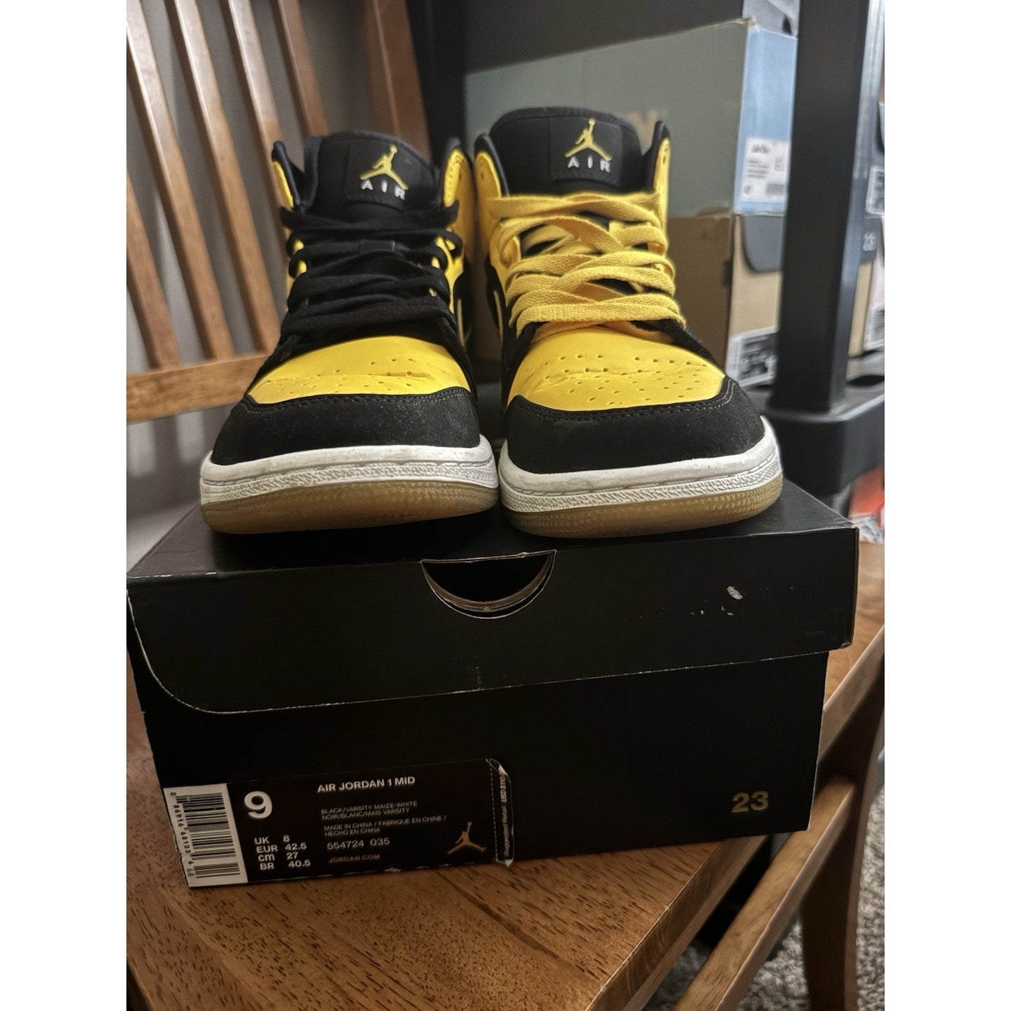 Size 9 - Air Jordan 1 Retro 2017 Mid New Love BS296