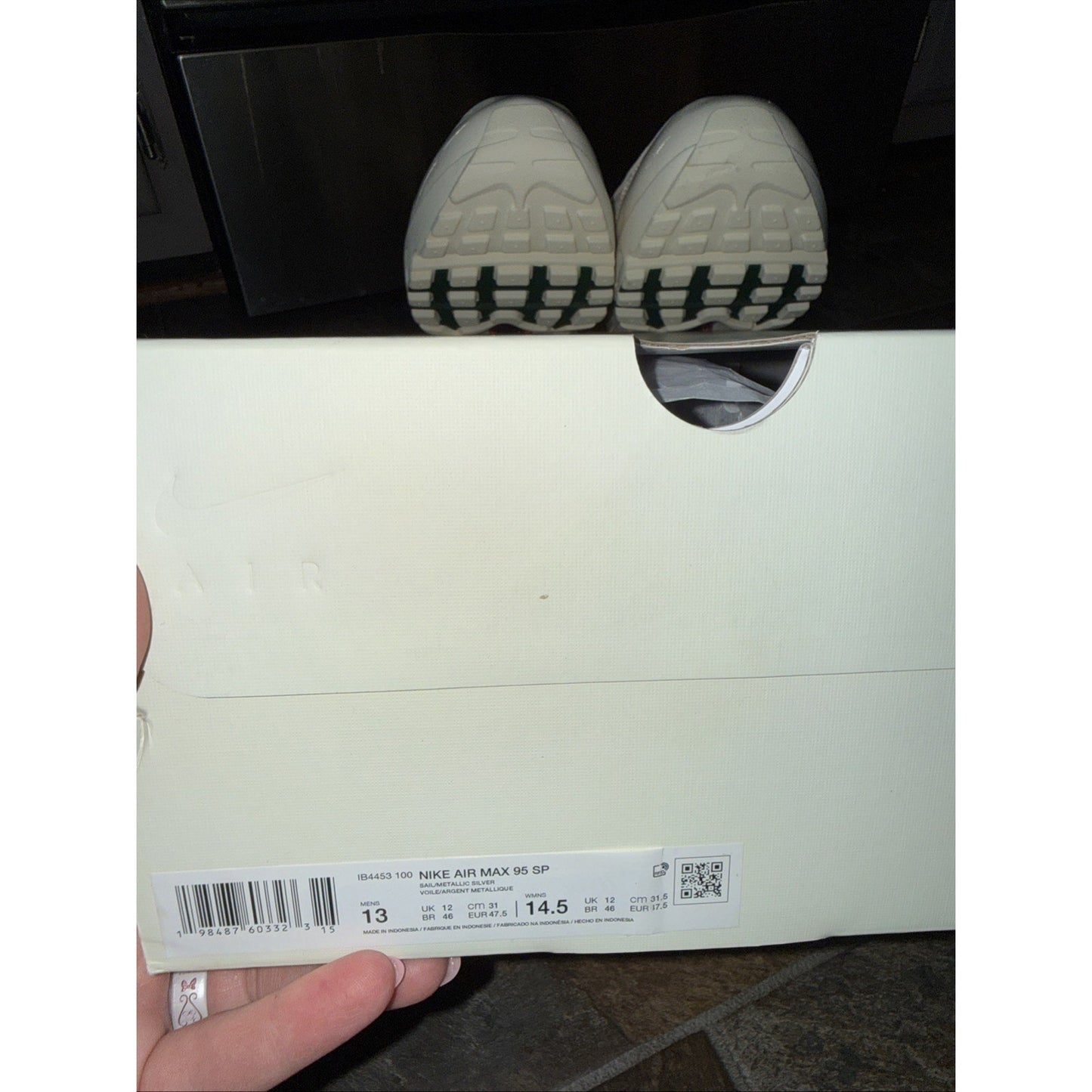 Size 13 - Undefeated x Nike Air Max 95 Sail