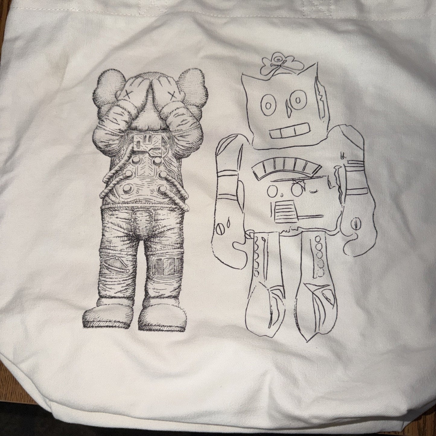 Kaws + Warhol Tote Bag