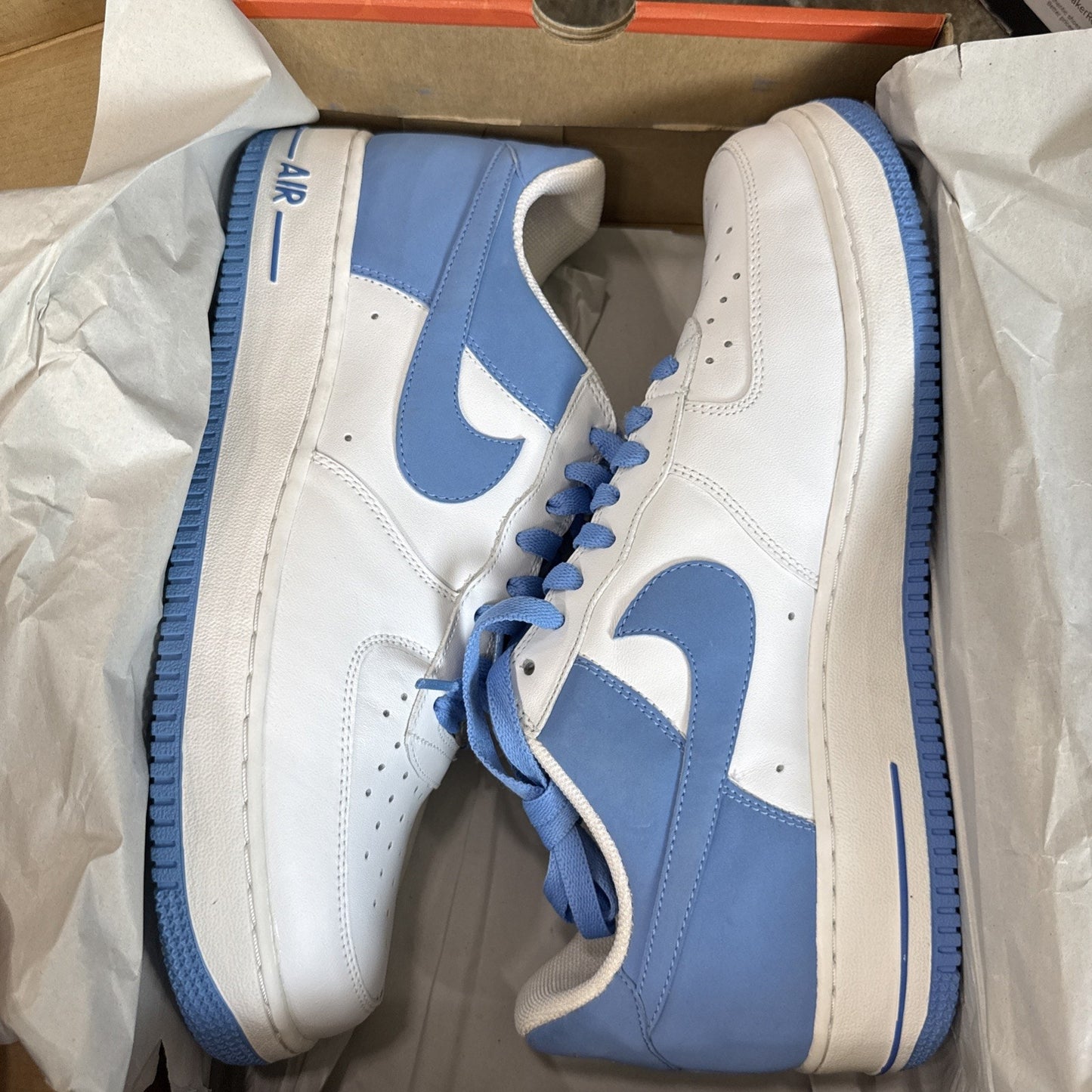 Nike Air Force 1 University Blue White Mens US Size 11 315122-144 Sneaker Shoes