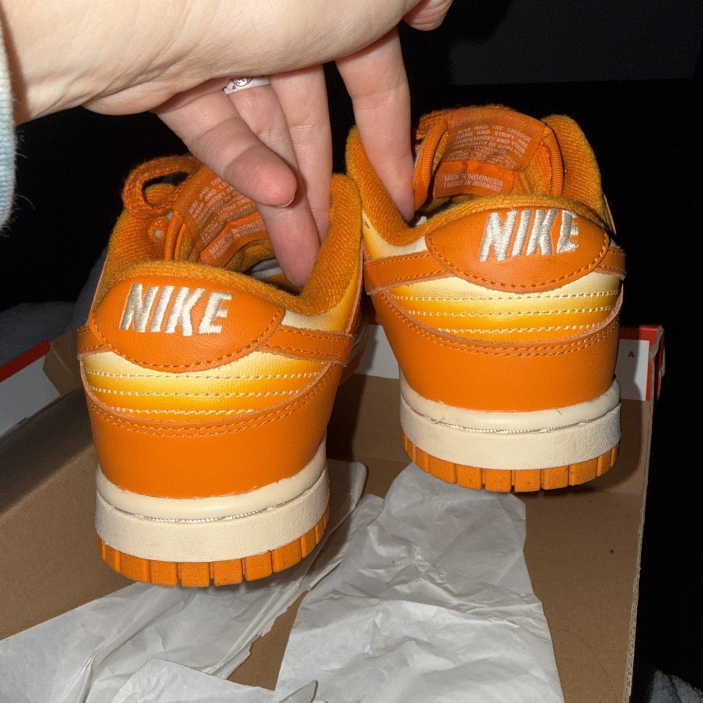 Magma Orange Nike Dunk low (DX2953-800)