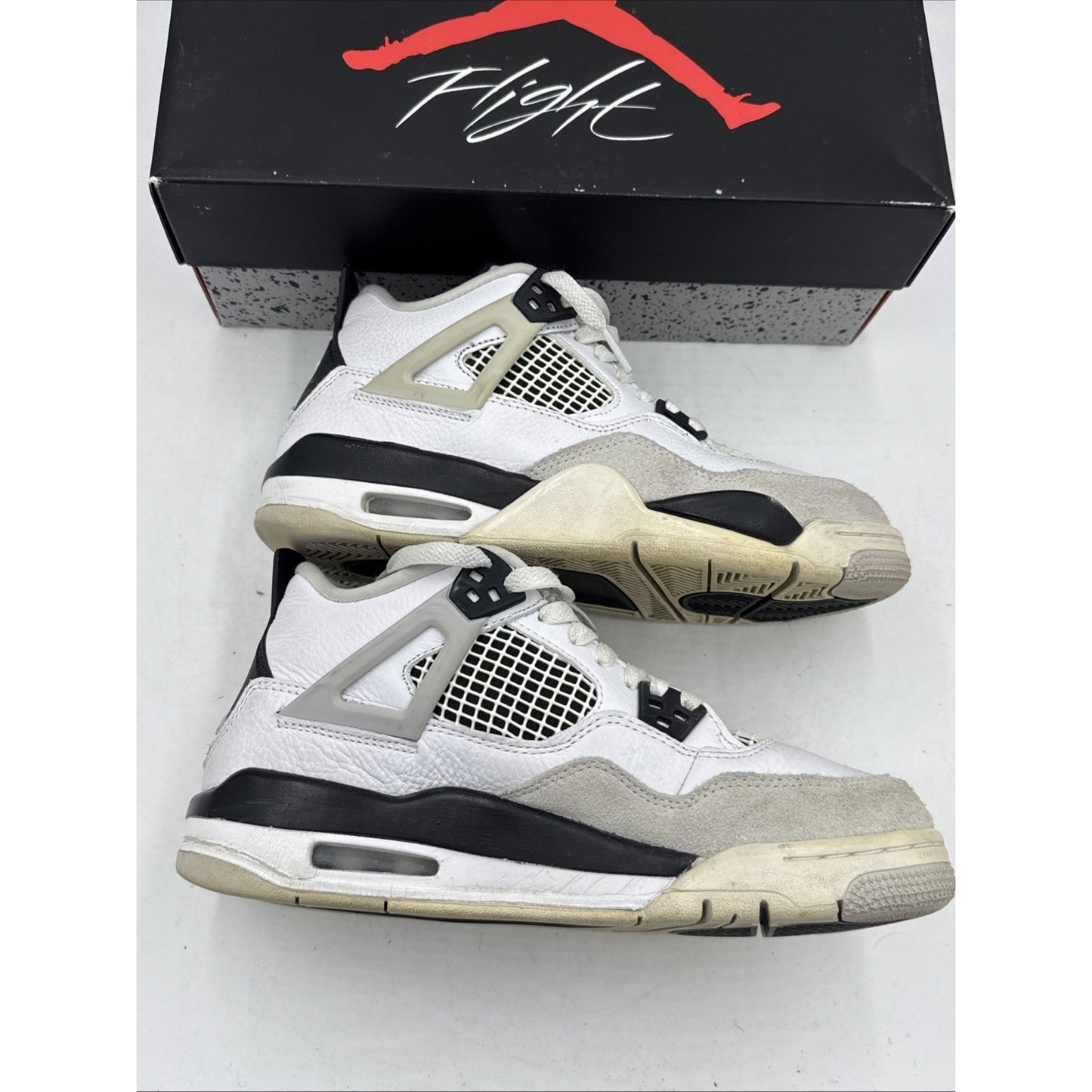 Size 6.5 (GS) - Jordan 4 Retro Mid Military Black