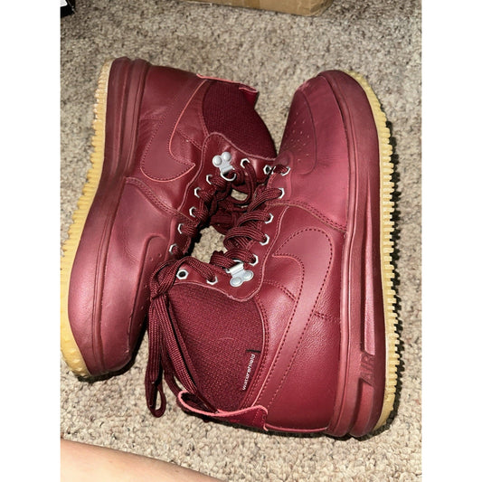 Size 7 (GS) - Nike Lunar Force 1 Mid Team Red LEP