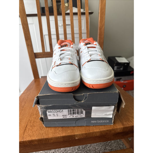 Size 7.5 - New Balance 550 Varsity Orange BS239