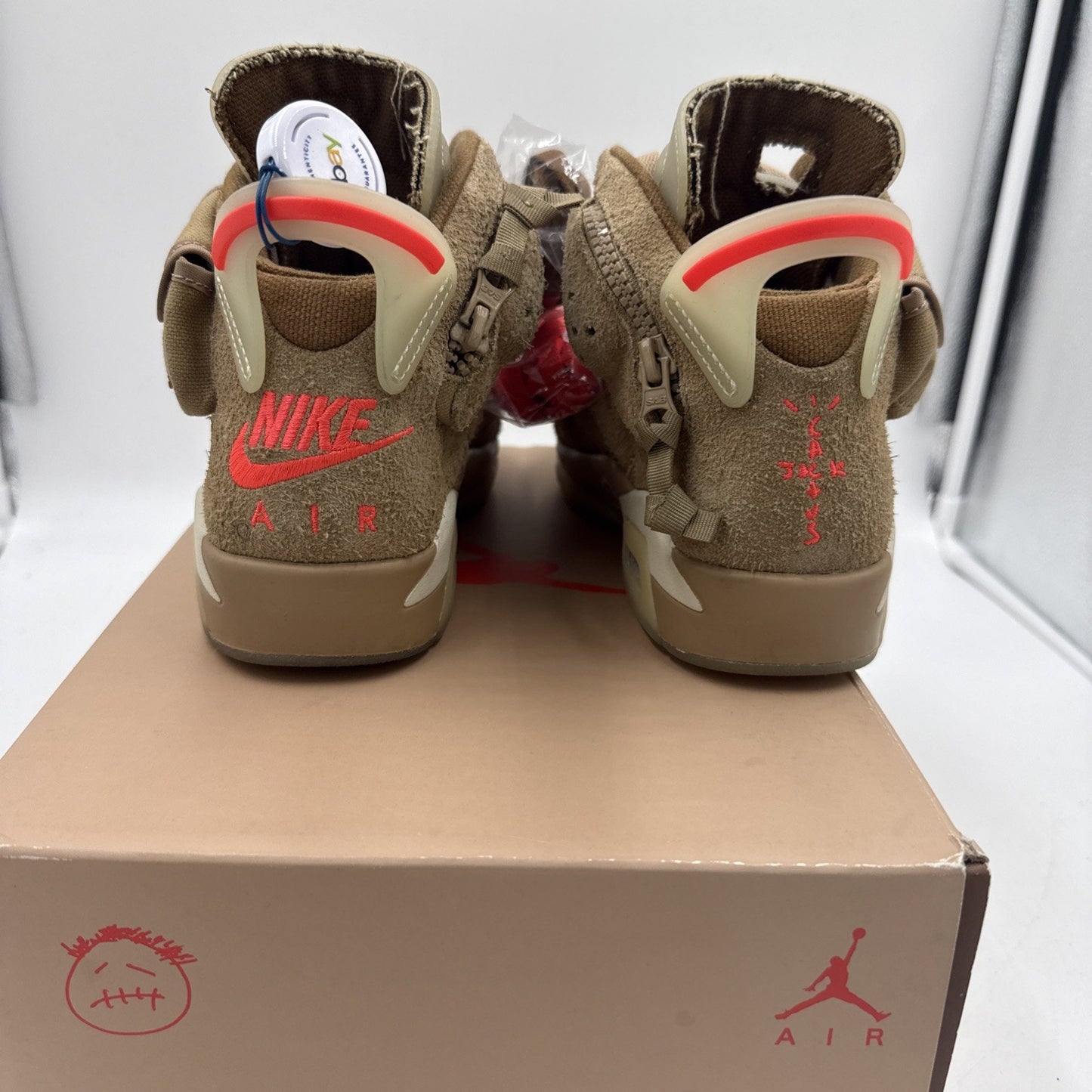 Size 3.5 - Jordan 6 Retro x Travis Scott Mid British Khaki