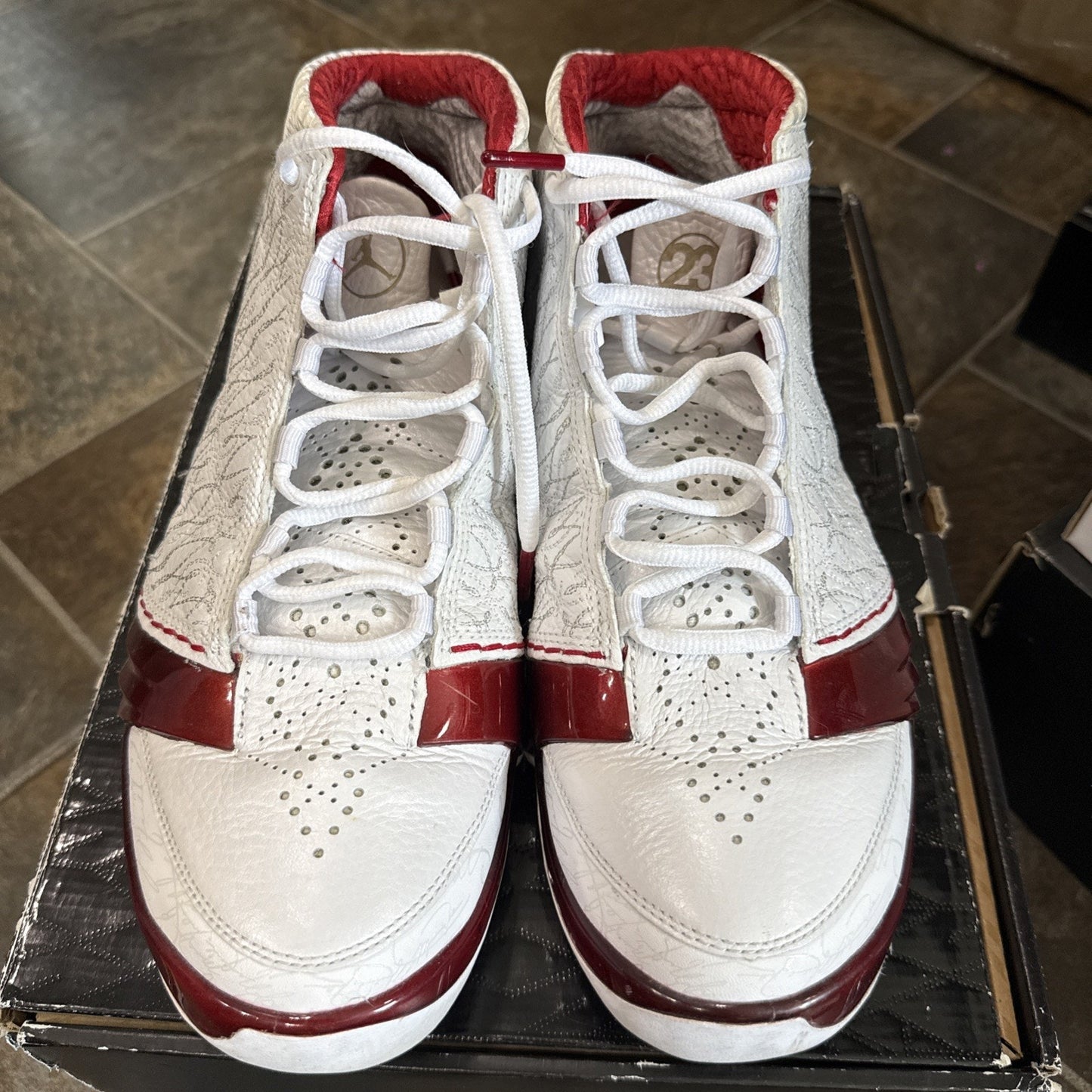 Nike Air Jordan 23 XX3 White Varsity Red 2008 Size 9.5 Sneakers Shoes 318376-161