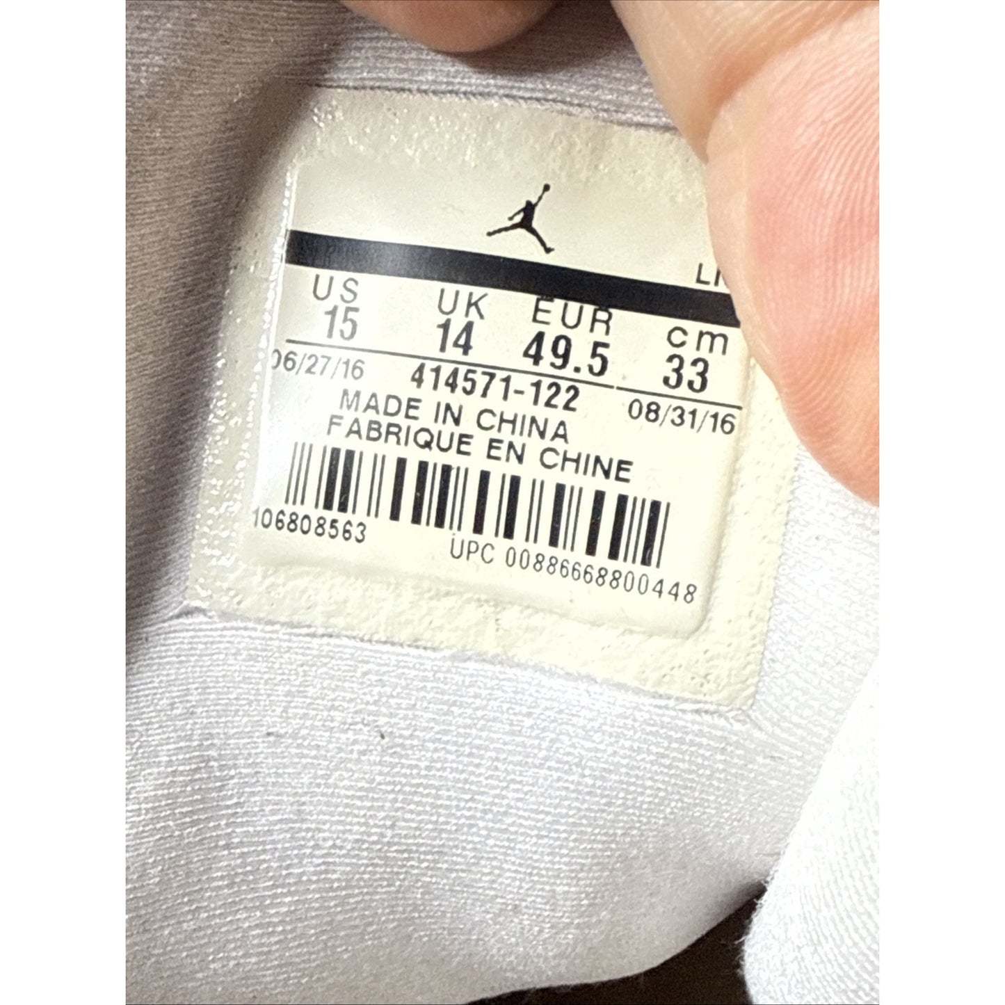 Size 15 - Jordan 13 Retro Chicago 2017