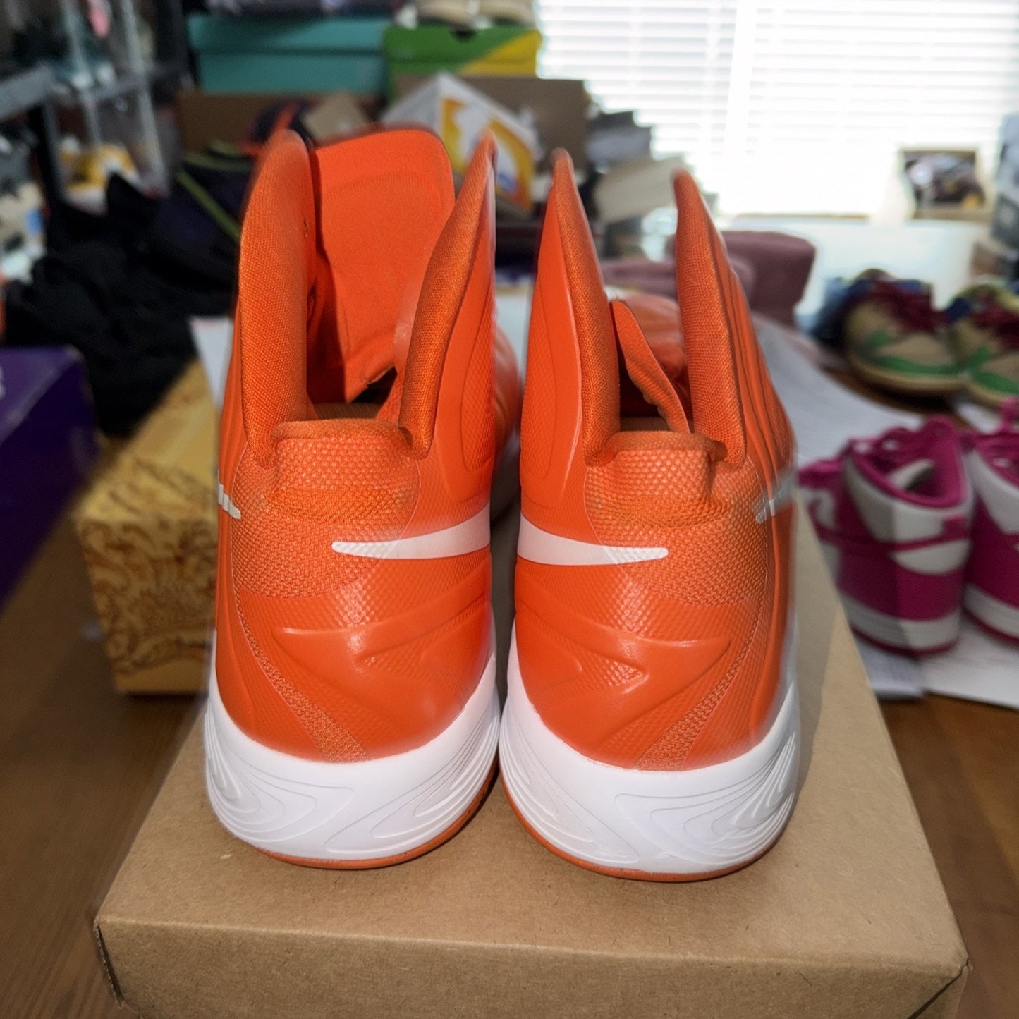 Size 13.5 Nike Hyperfuse Syracuse PE Sample 999999 525019-801