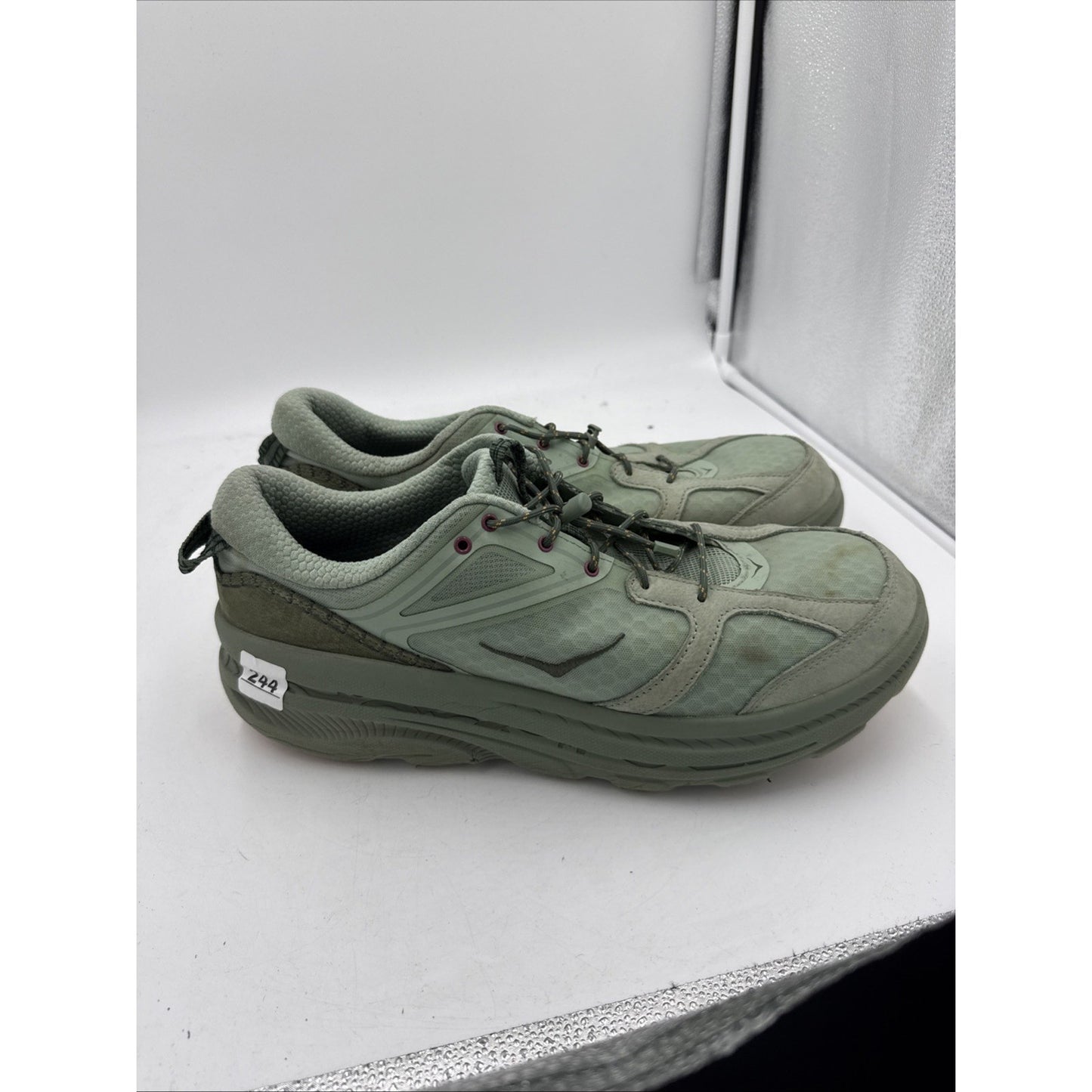 Size 14 - Hoka One One Bondi 6 Wide Green