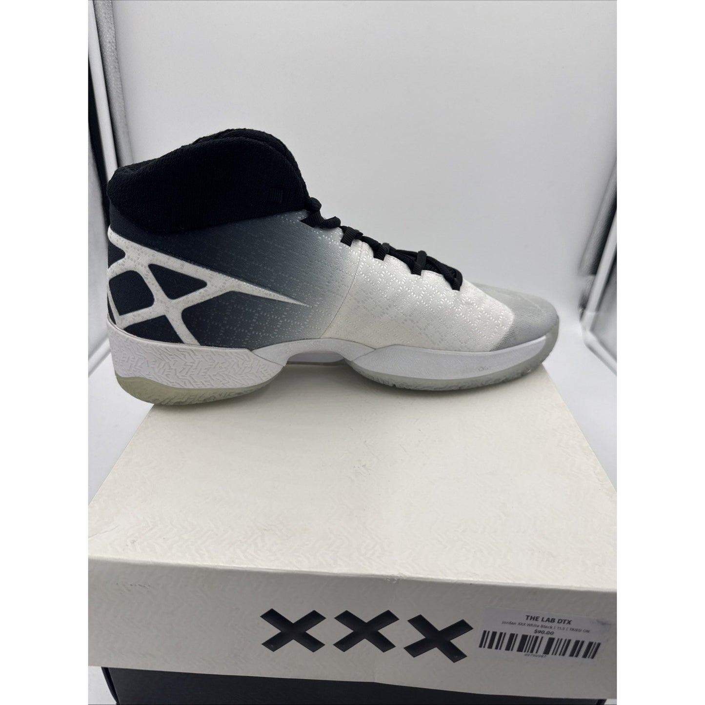 Size 11.5 - Air Jordan 30 White Wolf Grey