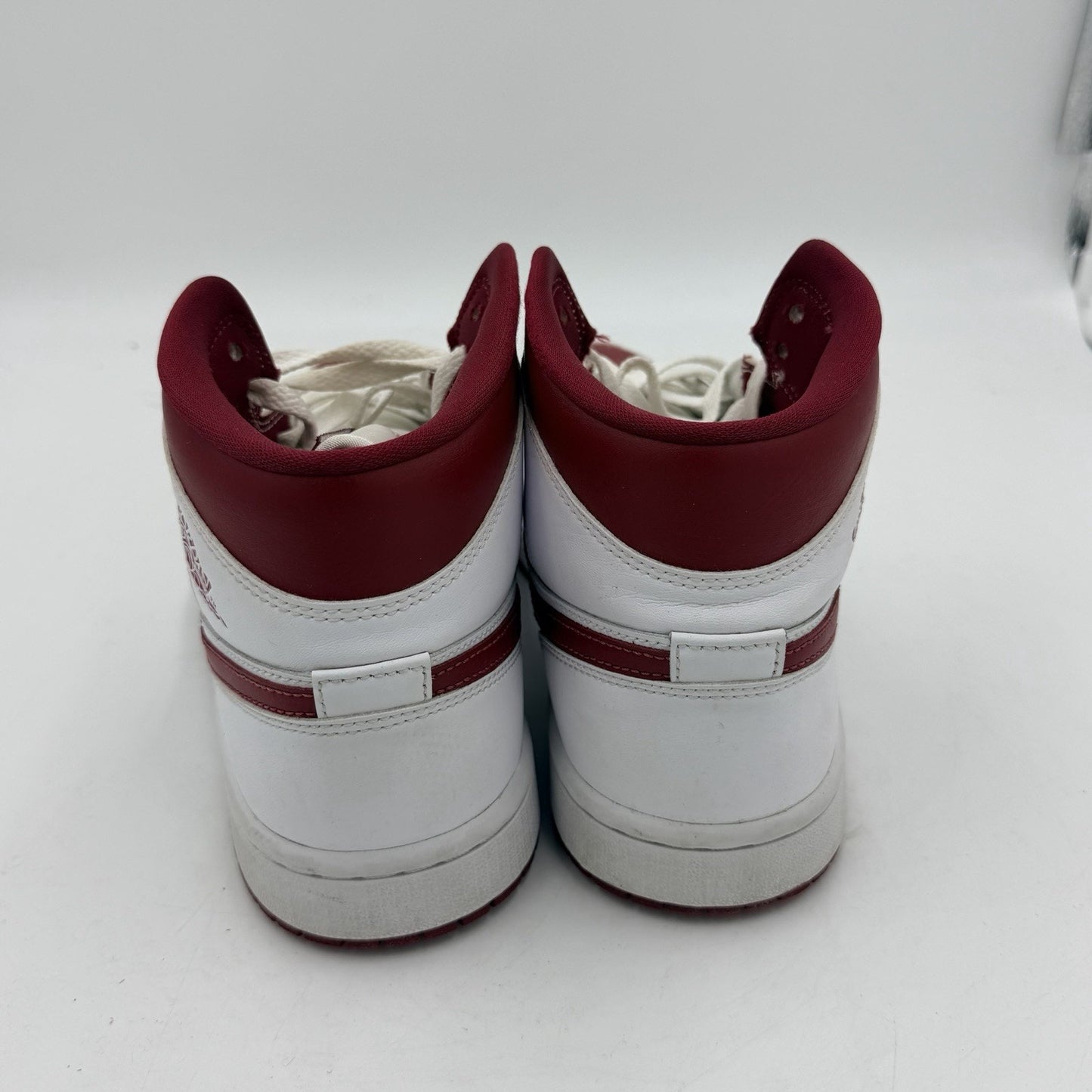 Size 9.5 - Air Jordan 1 Mid White Pomegranate W