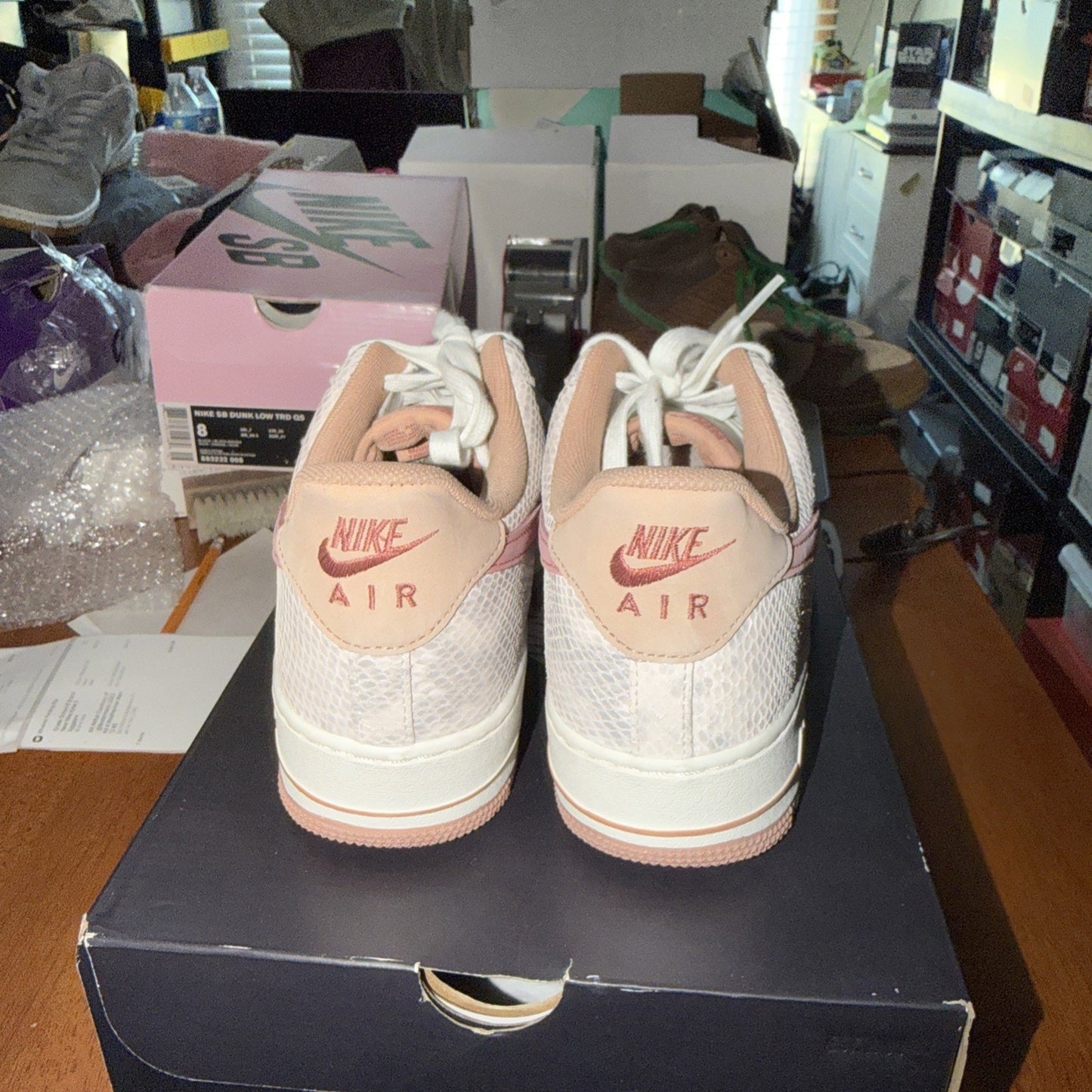 Size 9 - Nike Air Force 1 '07 LV8 Snakeskin Pack - Canyon Rust
