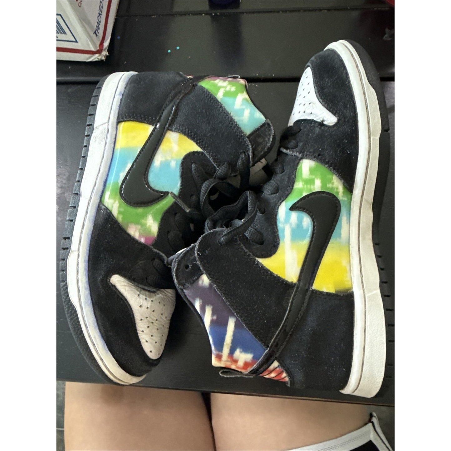 Size 5.5 - Nike Dunk SB High TV Signal