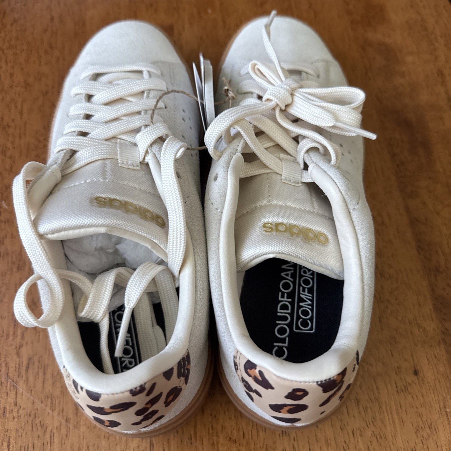 Adidas Advantage 2.0 JQ7396 Sneaker Women's White Lace-Up Tennis Shoes NBS046