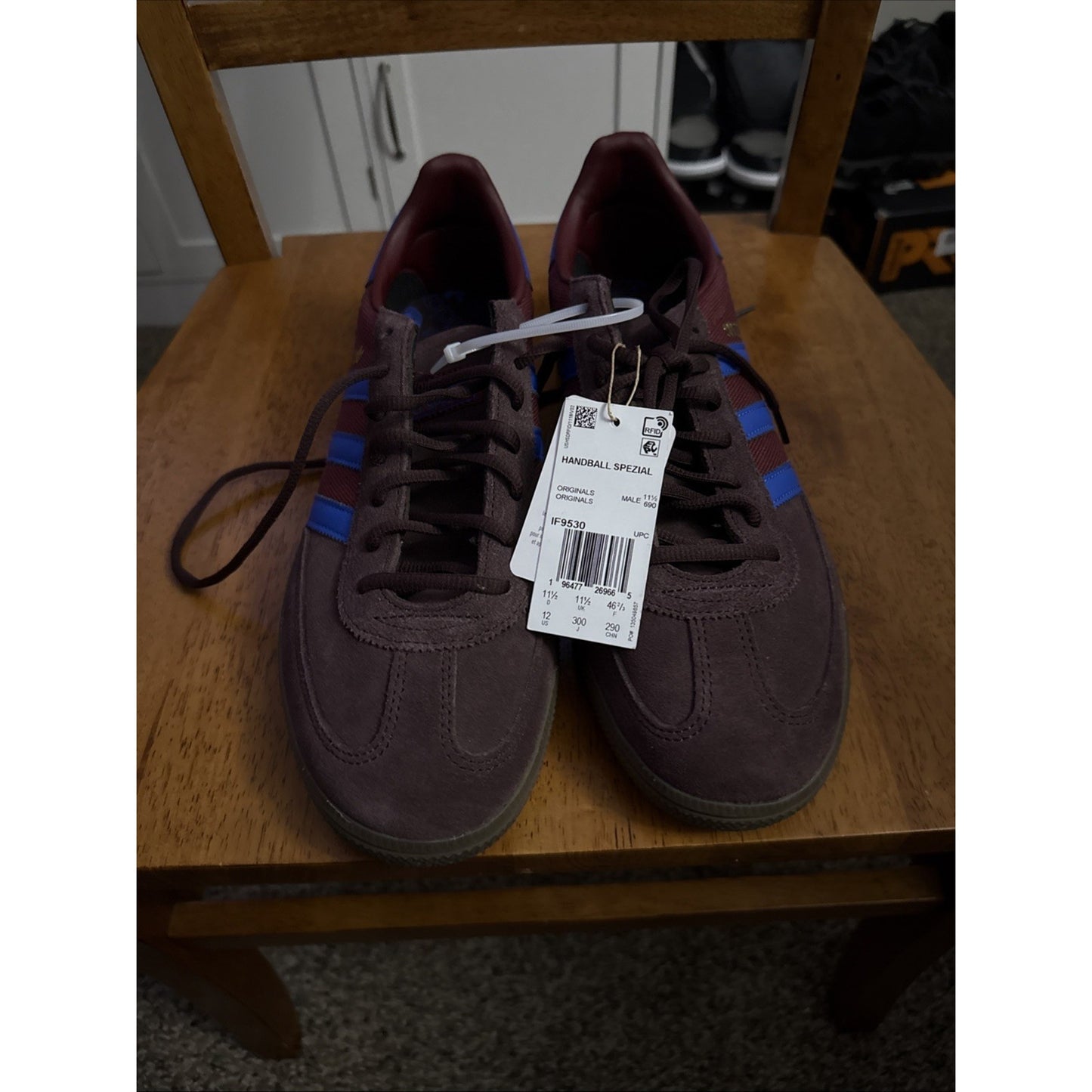 Size 11.5 - adidas Handball Spezial Night Red Blue