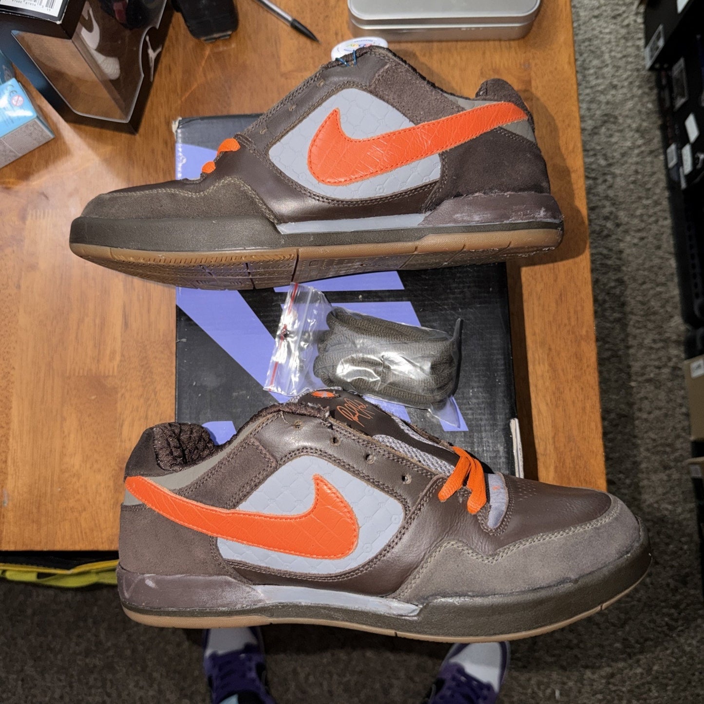 Size 10.5 - Nike Paul Rodriguez 2 Zoom Air Brown