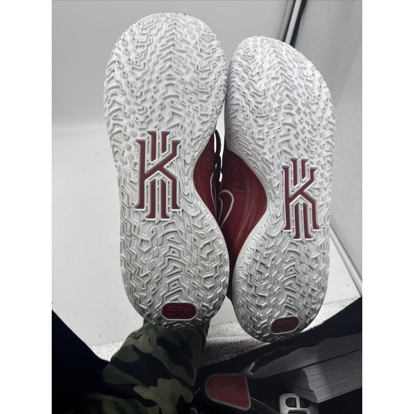 Size 15.5 - Nike Kyrie 7 TB Tough Red