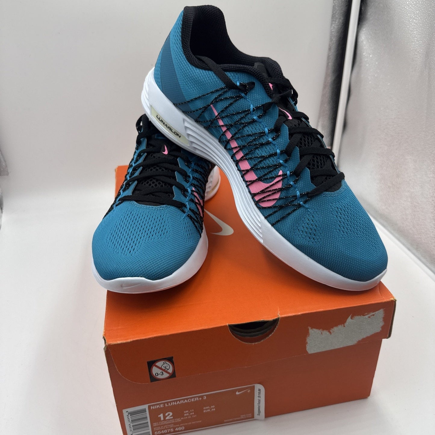 Size 12 - Nike Lunaracer+ 3 Blue 2012